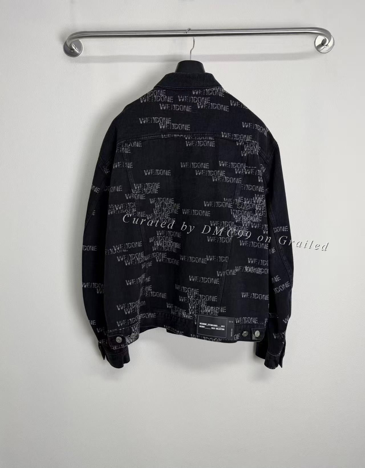 WE11DONE We11done Black Denim Jacket Size US M / EU 48-50 / 2 - 2 Thumbnail