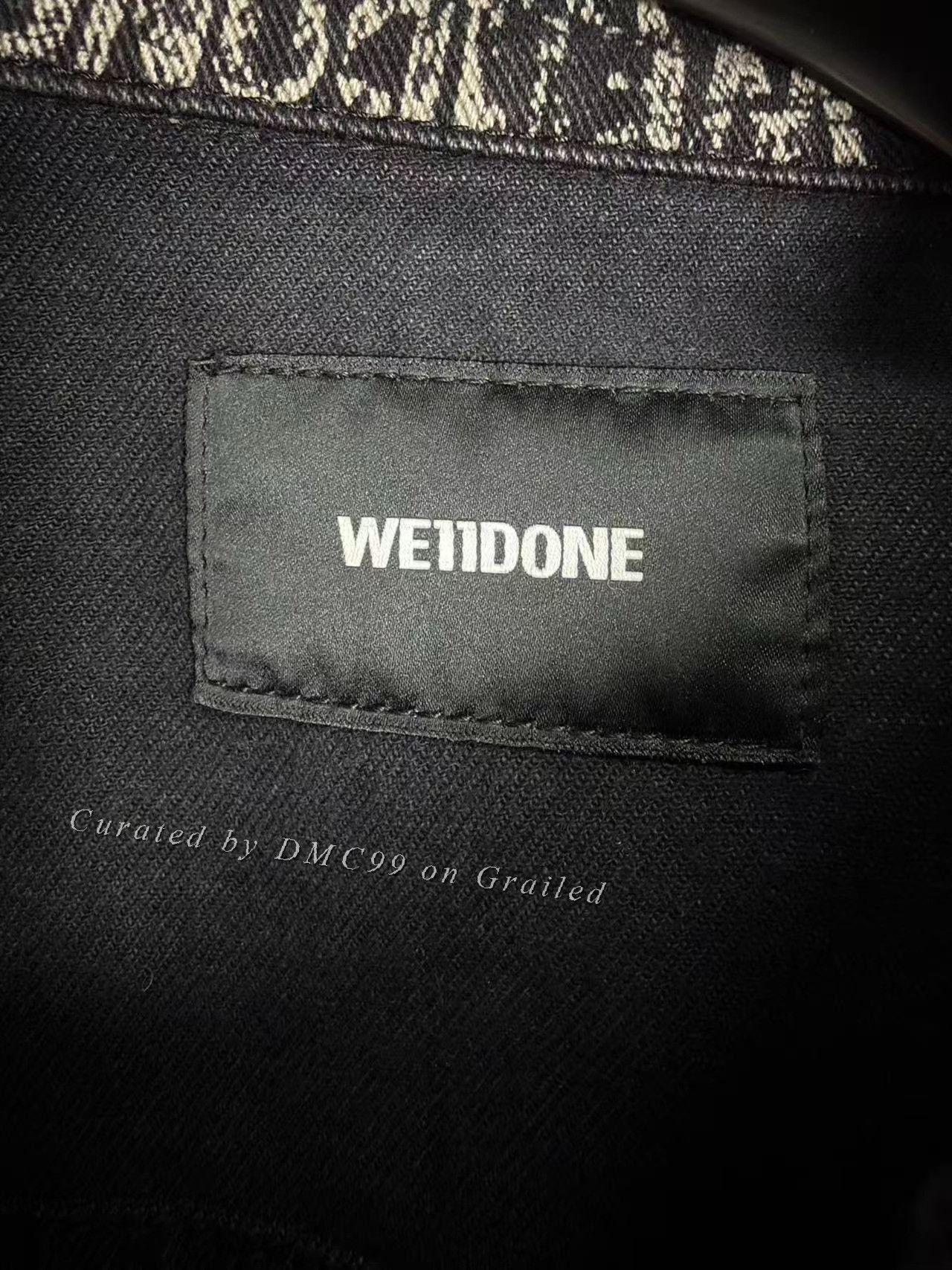 WE11DONE We11done Black Denim Jacket Size US M / EU 48-50 / 2 - 3 Thumbnail