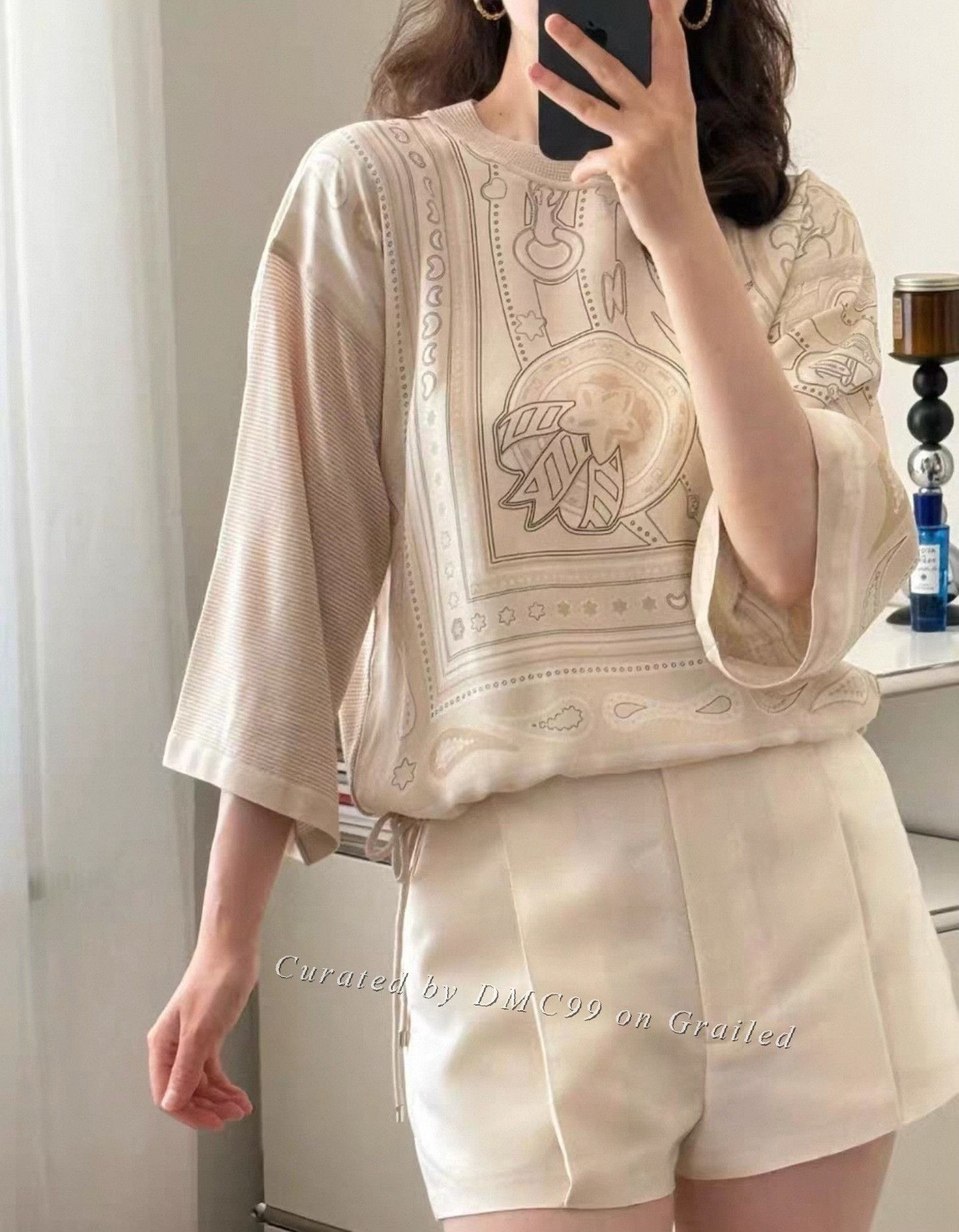 Hermes Hermes 2025 Candy Libris Silk Wool Top Size S / US 4 / IT 40 - 4 Thumbnail