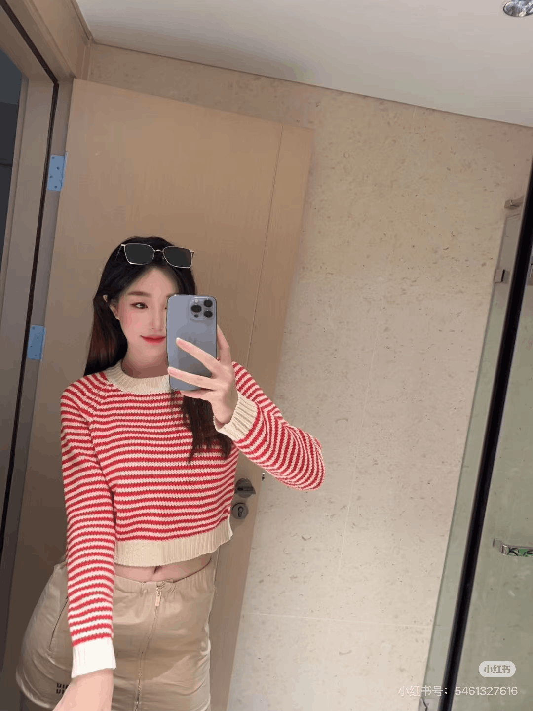 Miu Miu Miumiu Logo Red White Stripe Knit Sweater Size S / US 4 / IT 40 - 7 Thumbnail