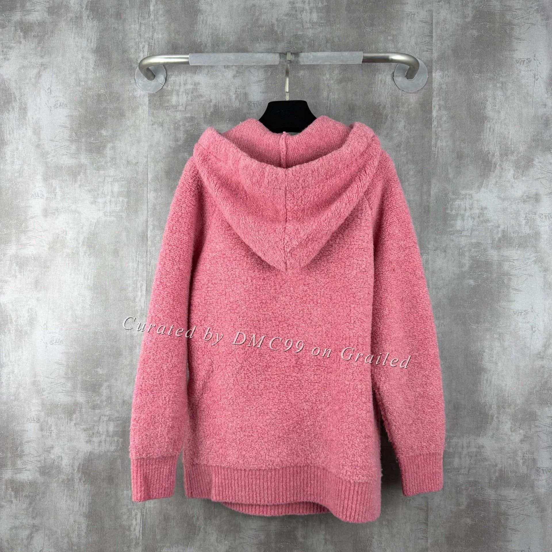 Gucci Gucci Embroidered Interlocking G Wool Teddy Hoodie Size XS / US 0-2 / IT 36-38 - 3 Thumbnail
