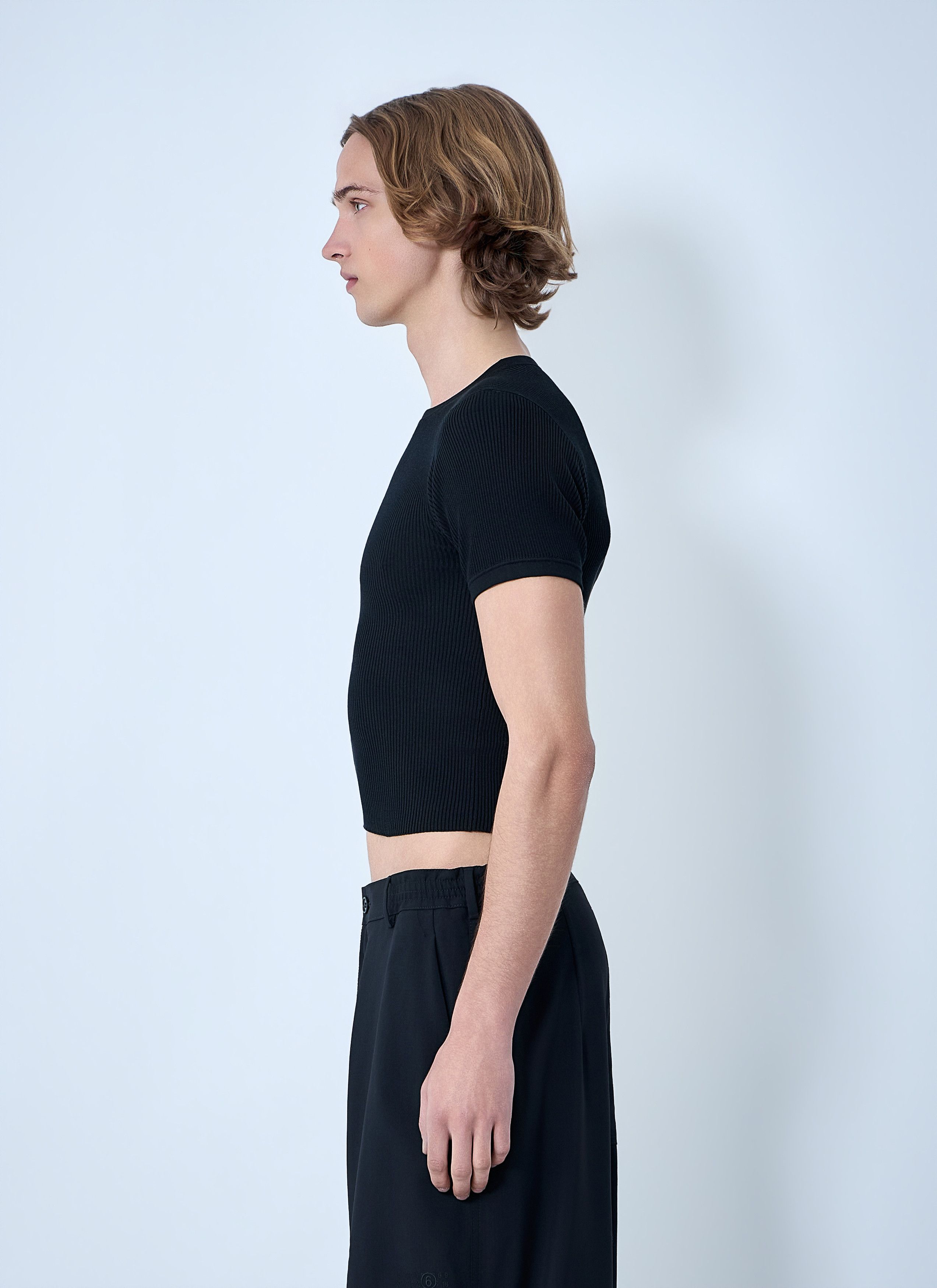 RIER Ribbed Knit Cropped Top Size US S / EU 44-46 / 1 - 3 Thumbnail