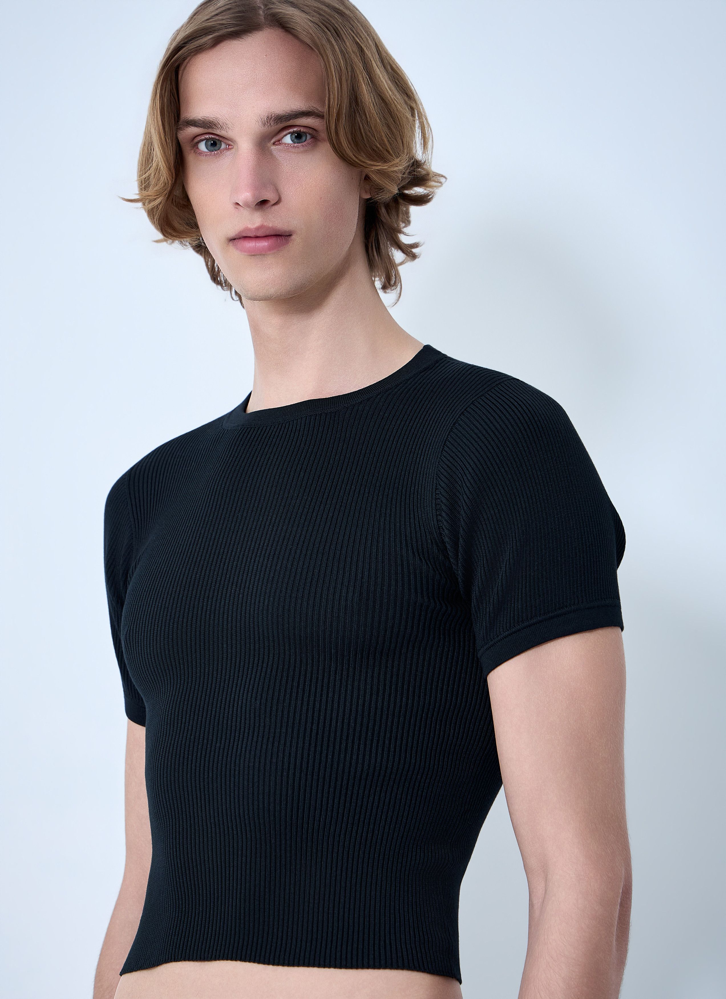 RIER Ribbed Knit Cropped Top Size US S / EU 44-46 / 1 - 5 Thumbnail