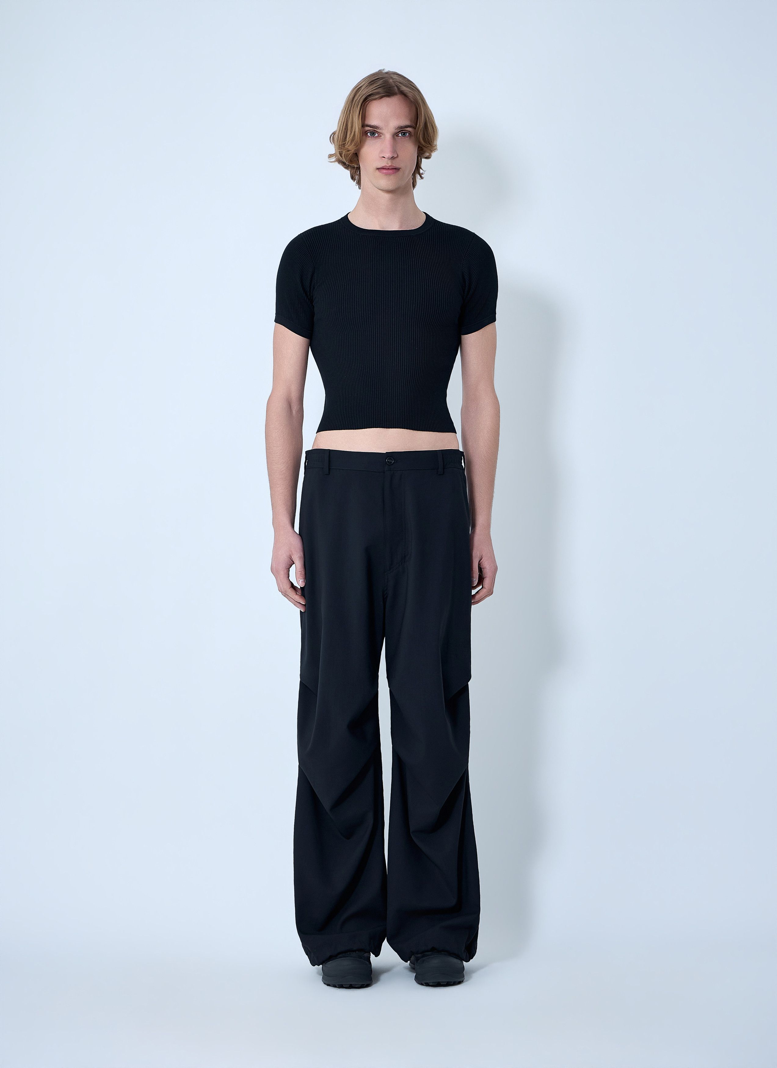 RIER Ribbed Knit Cropped Top Size US S / EU 44-46 / 1 - 2 Thumbnail