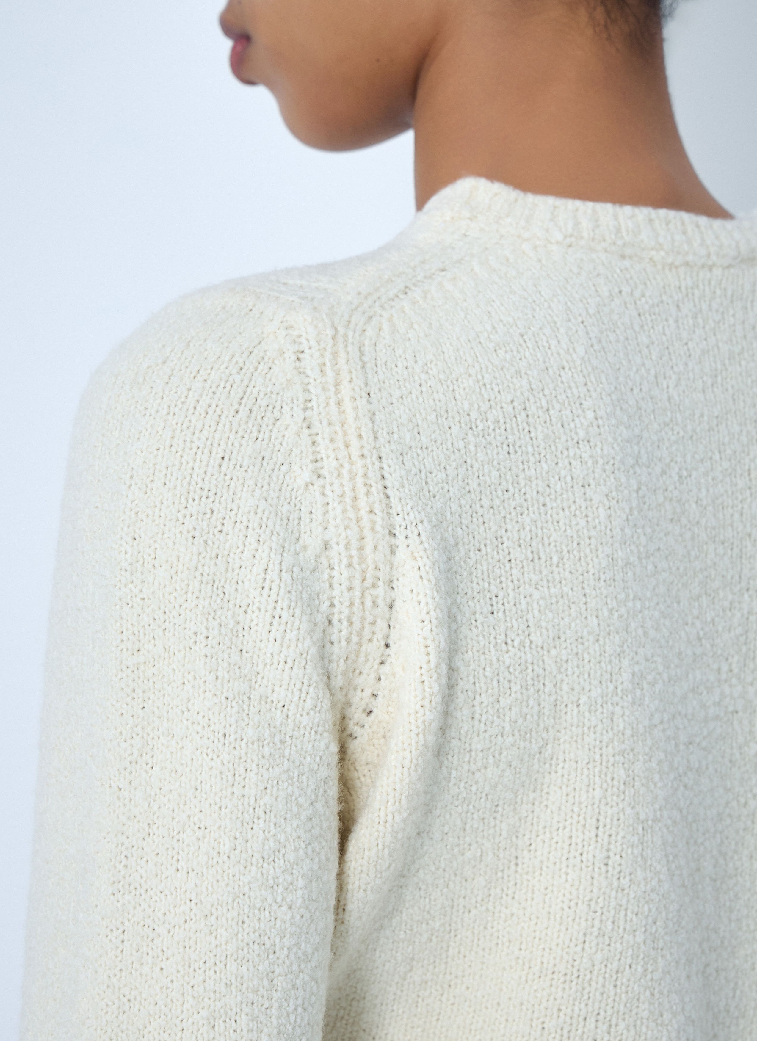 RIER Cropped Knit Sweater Size S / US 4 / IT 40 - 6 Thumbnail