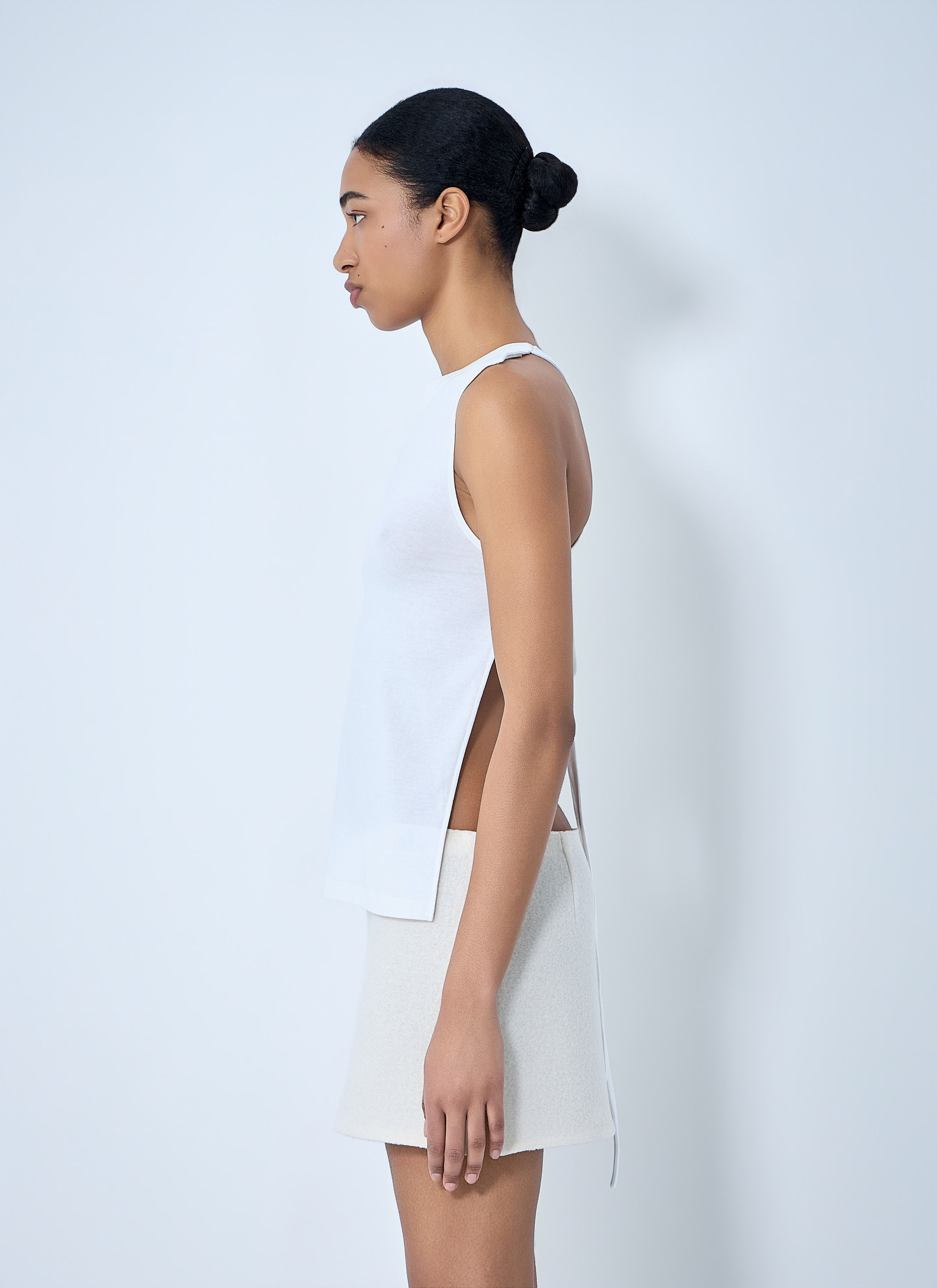 RIER Sleeveless Cotton Tank Top Size M / US 6-8 / IT 42-44 - 3 Thumbnail