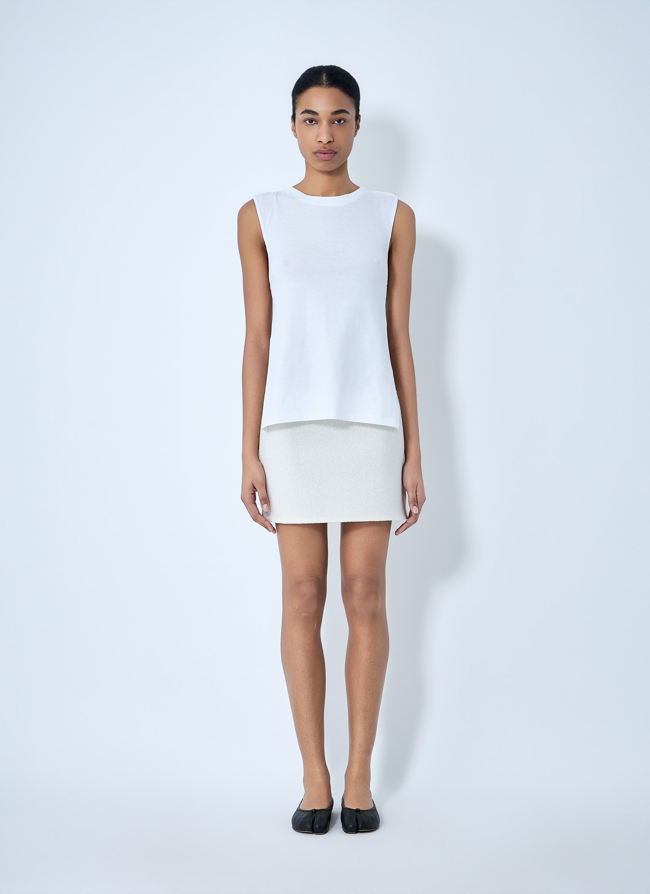 RIER Sleeveless Cotton Tank Top Size M / US 6-8 / IT 42-44 - 2 Thumbnail