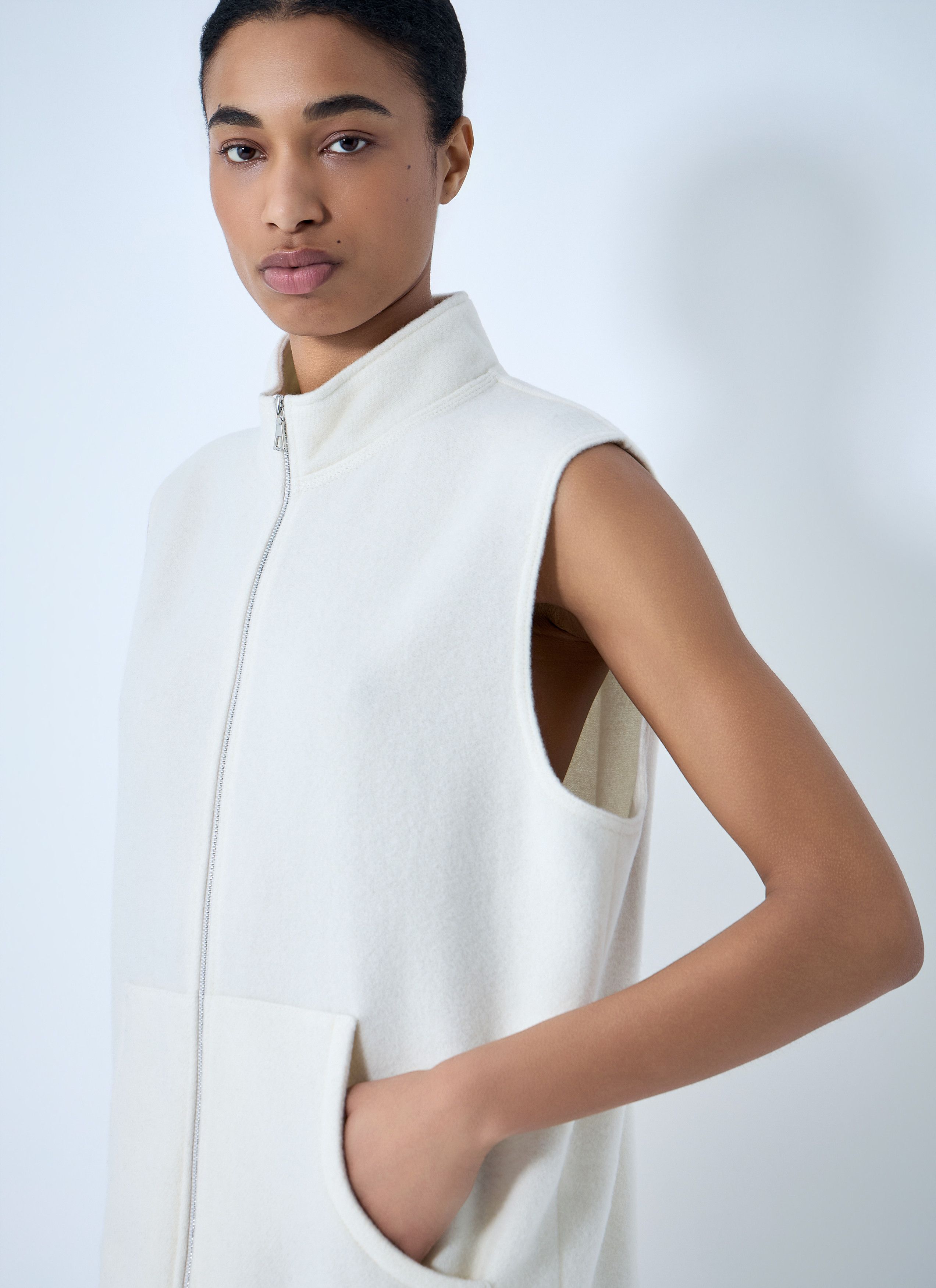RIER Sleeveless Zip Vest Size S / US 4 / IT 40 - 5 Thumbnail