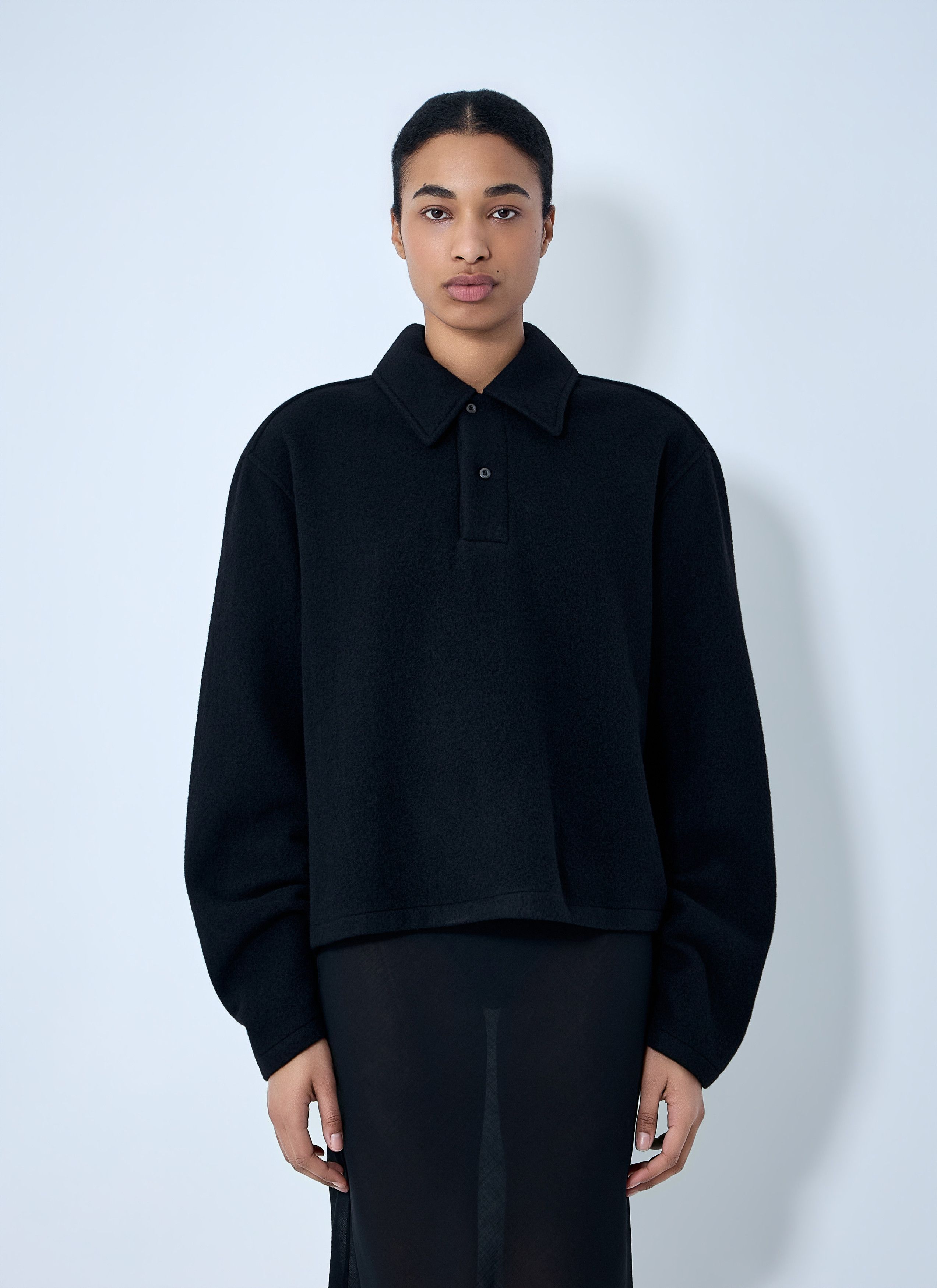 RIER Wool Blend Polo Sweater Size S / US 4 / IT 40 - 7 Thumbnail