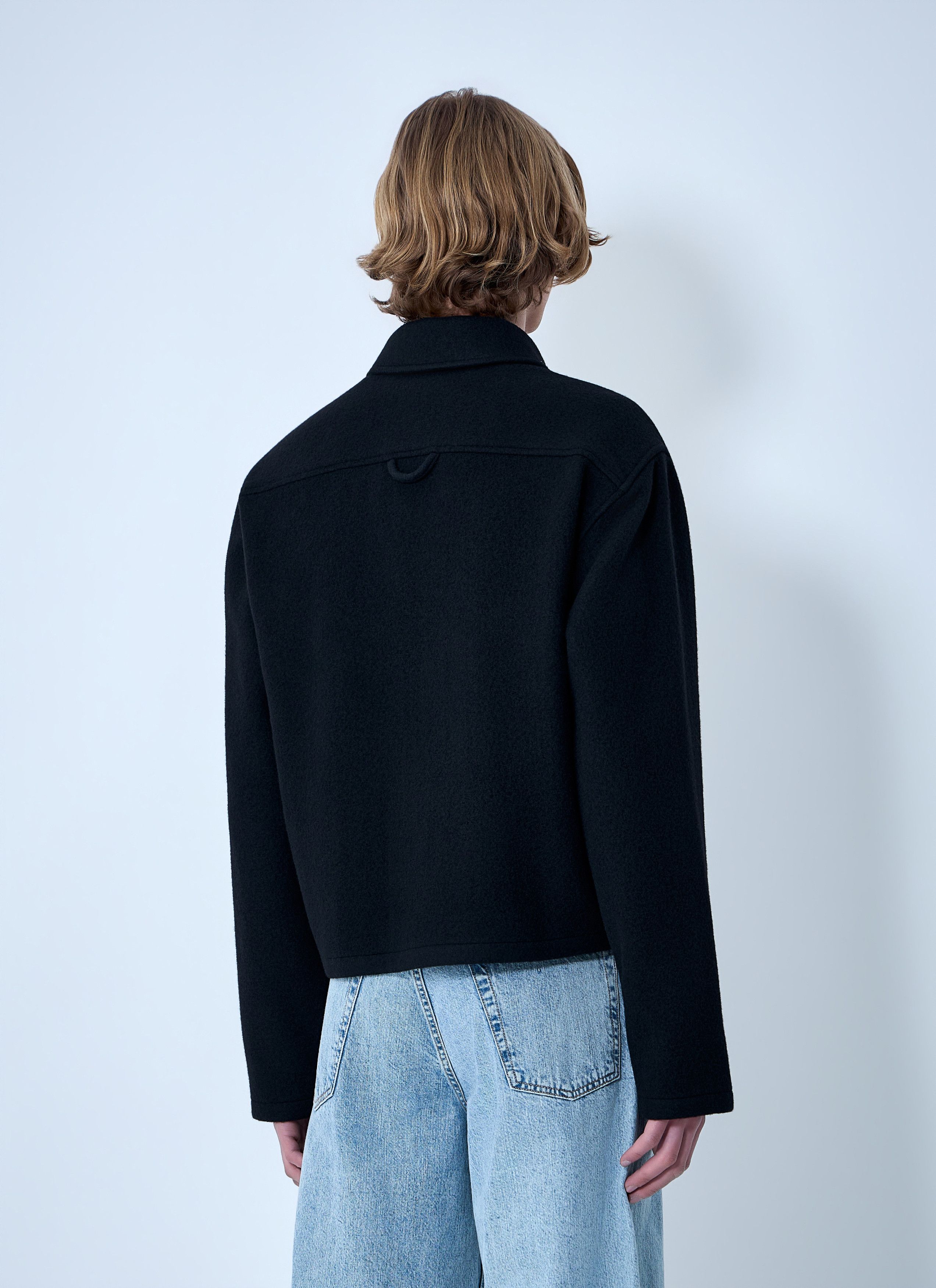 RIER Wool Blend Polo Sweater Size US L / EU 52-54 / 3 - 4 Thumbnail