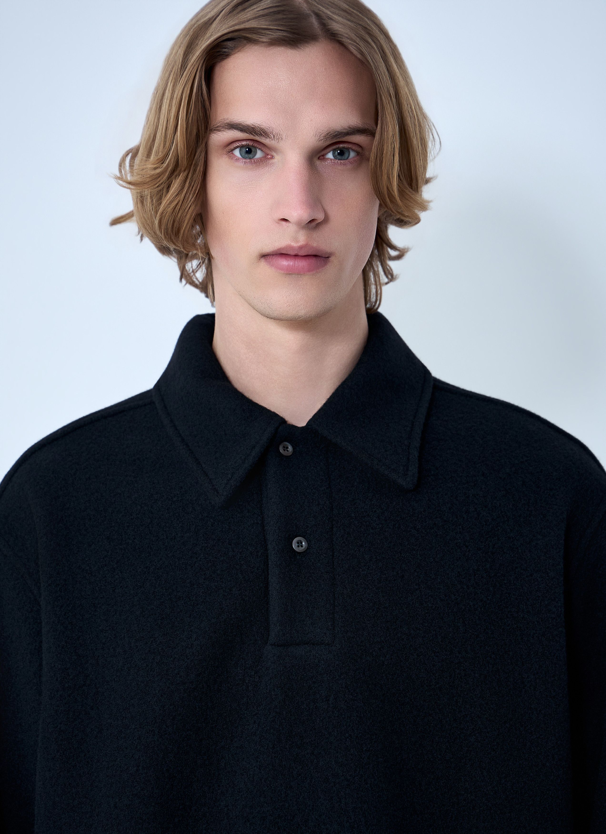 RIER Wool Blend Polo Sweater Size US XL / EU 56 / 4 - 5 Thumbnail