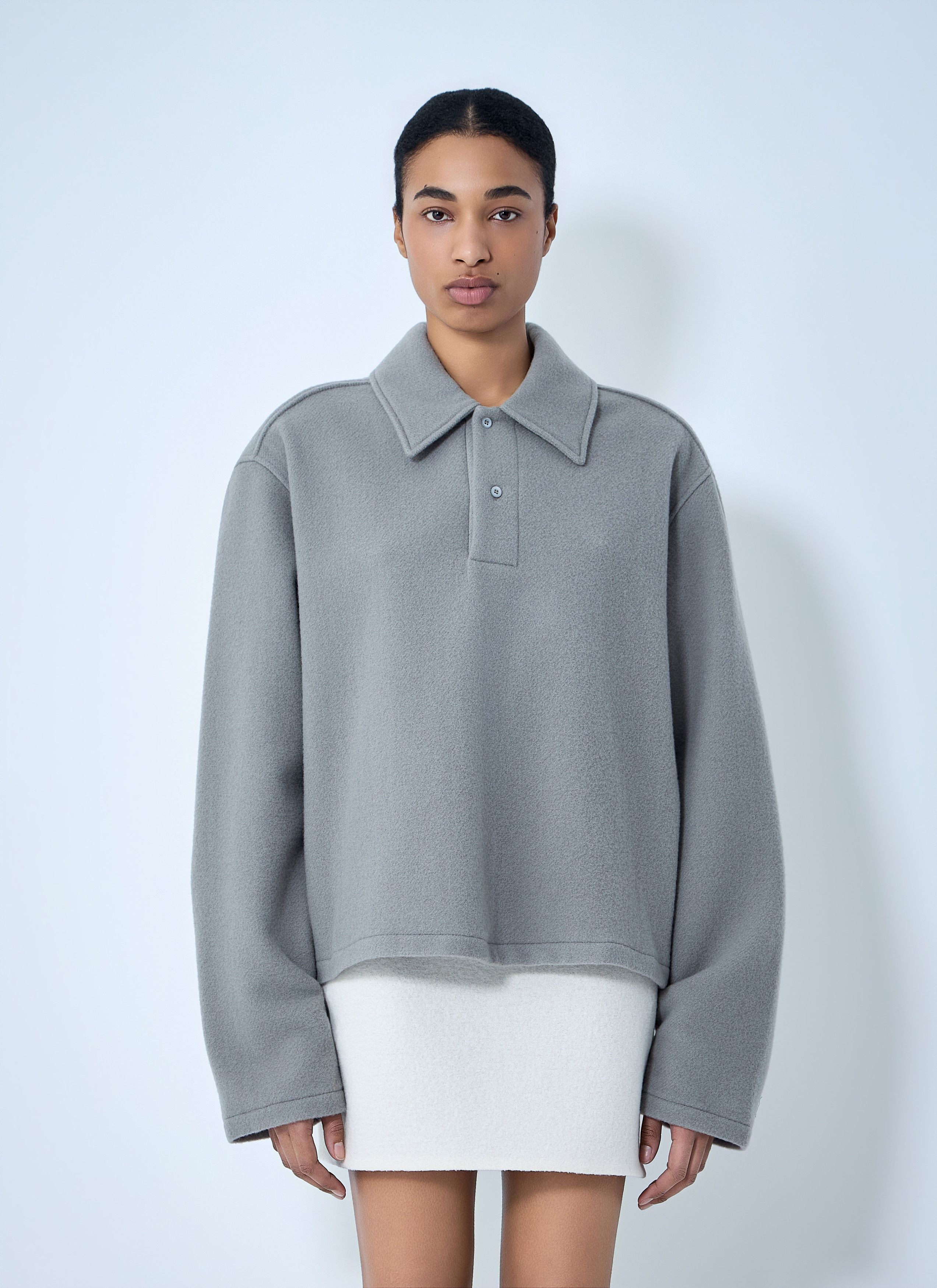 RIER Oversized Polo Knit Jumper Size US XL / EU 56 / 4 - 7 Thumbnail