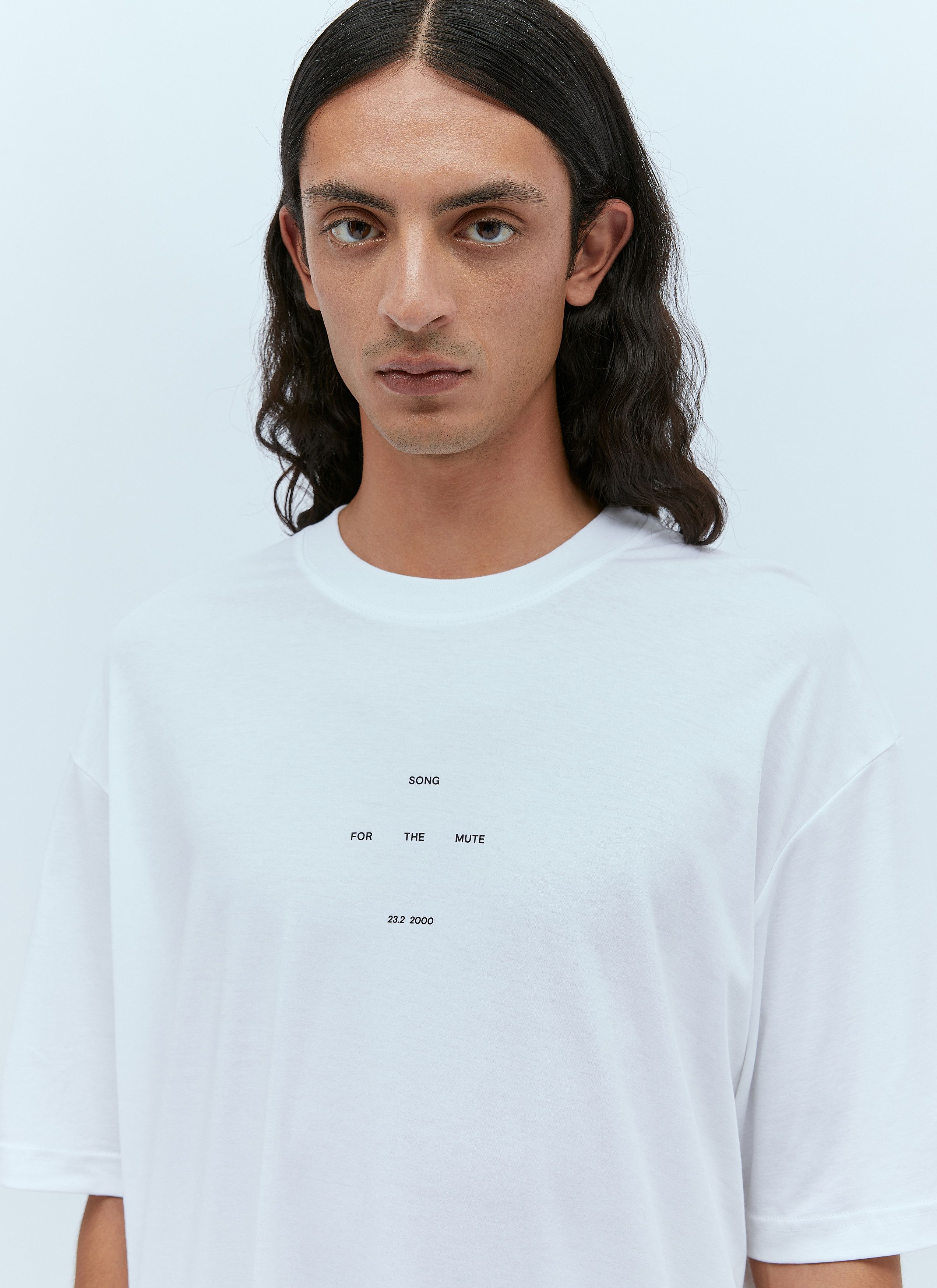 Song For The Mute Oversized Logo Print T-Shirt Size US S / EU 44-46 / 1 - 5 Thumbnail