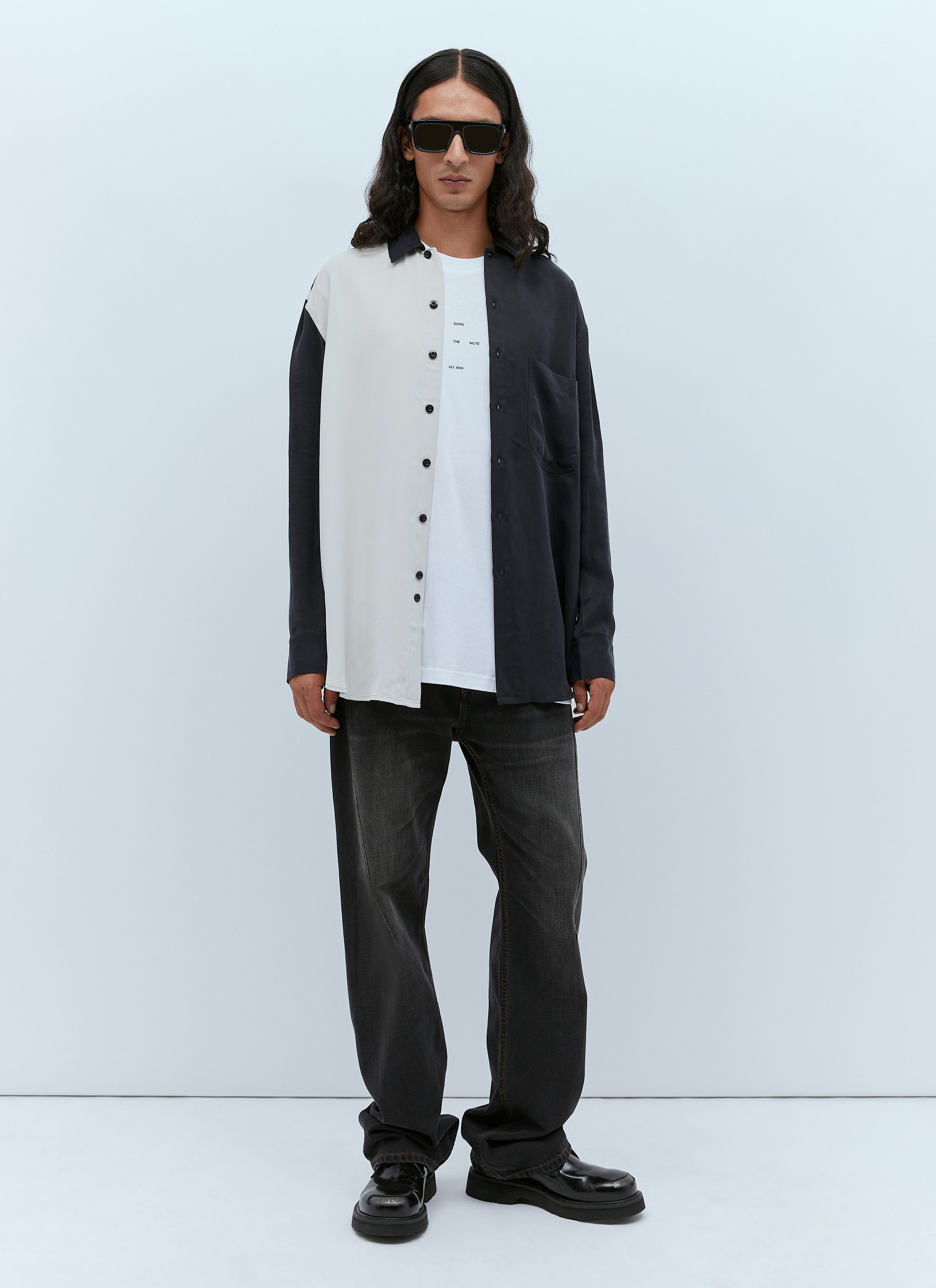 Song For The Mute Oversized Logo Print T-Shirt Size US XL / EU 56 / 4 - 2 Thumbnail