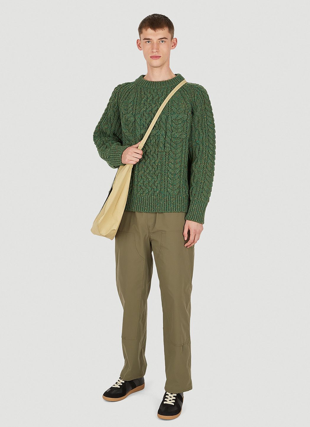 Sky High Farm Workwear Cable Knit Sweater Size XL / US 12-14 / IT 48-50 - 2 Thumbnail