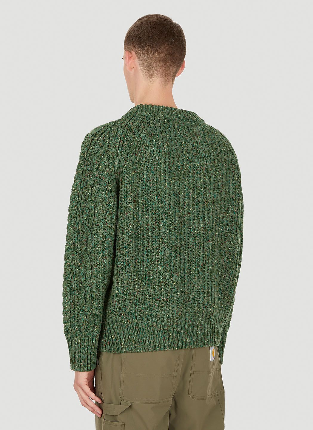 Sky High Farm Workwear Cable Knit Sweater Size XL / US 12-14 / IT 48-50 - 4 Thumbnail