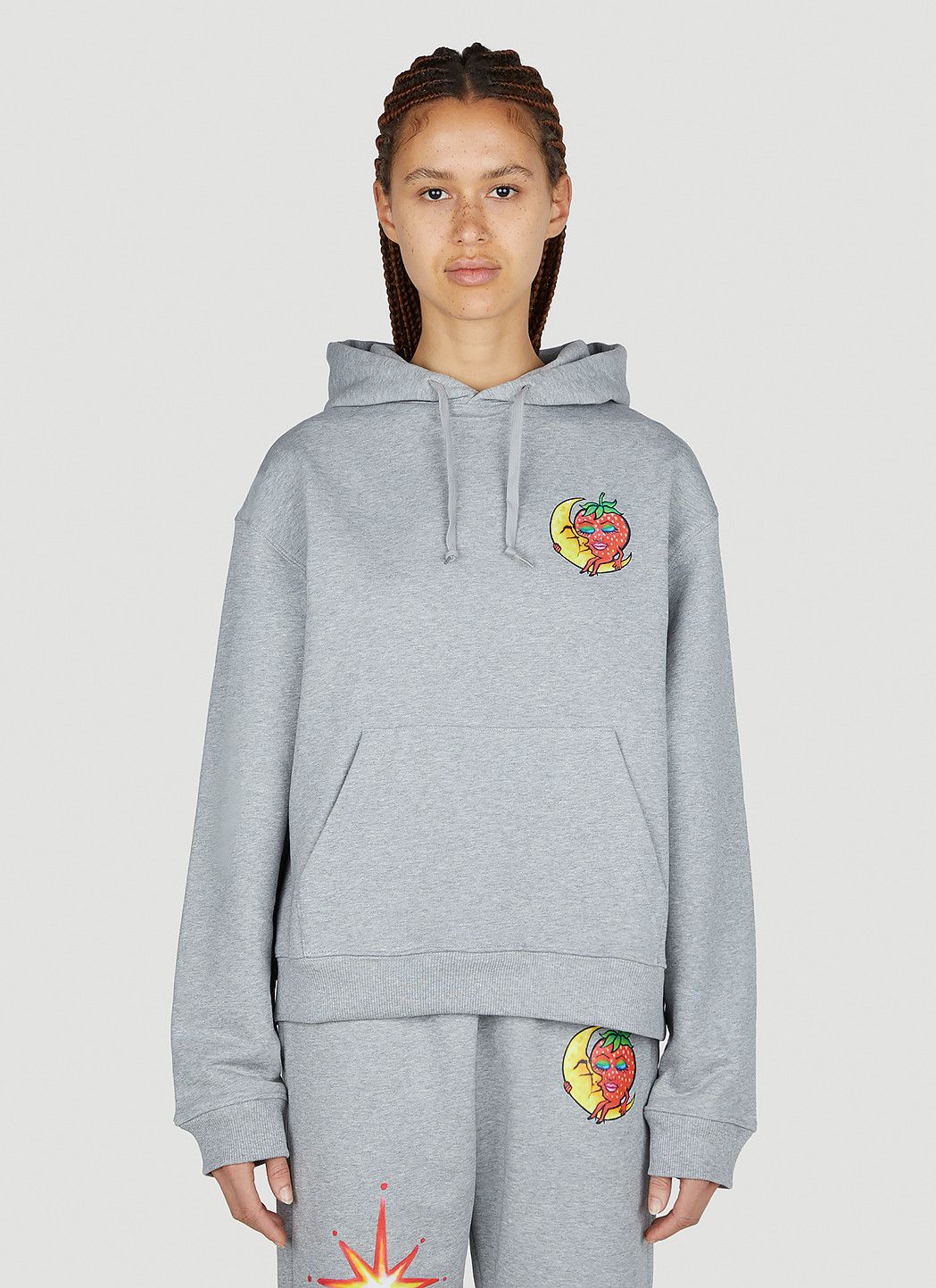 Sky High Farm Workwear Printed Hooded Sweatshirt Size M / US 6-8 / IT 42-44 - 6 Thumbnail