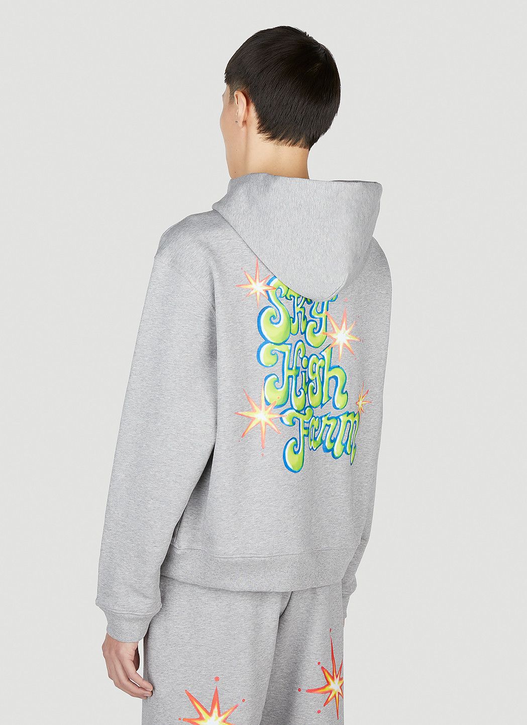 Sky High Farm Workwear Printed Hooded Sweatshirt Size US M / EU 48-50 / 2 - 4 Thumbnail