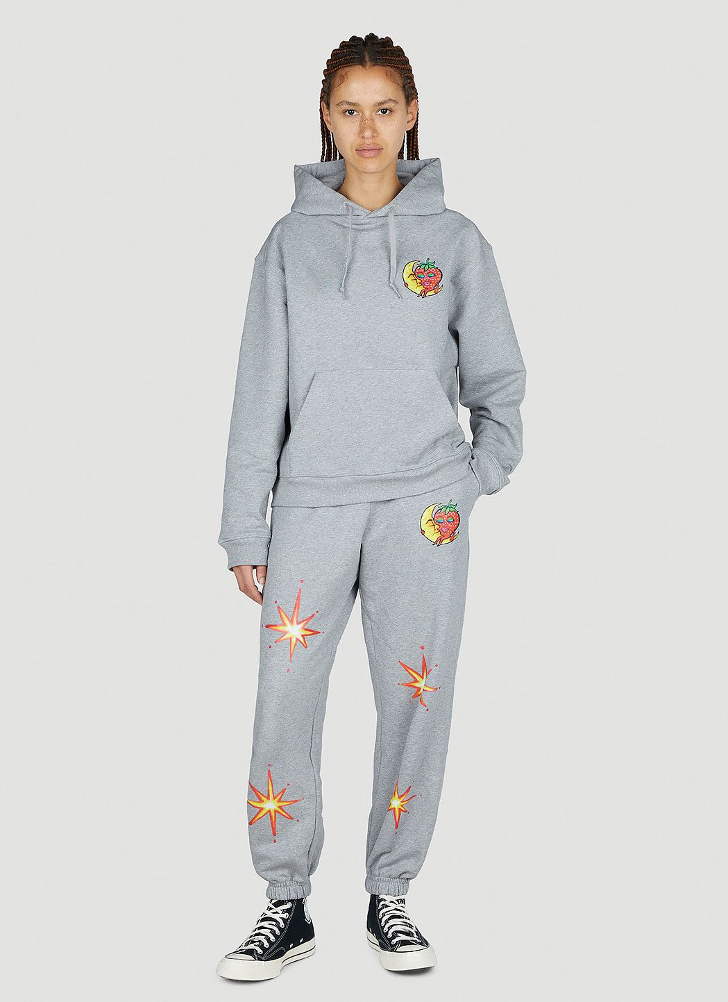 Sky High Farm Workwear Printed Hooded Sweatshirt Size US M / EU 48-50 / 2 - 7 Thumbnail