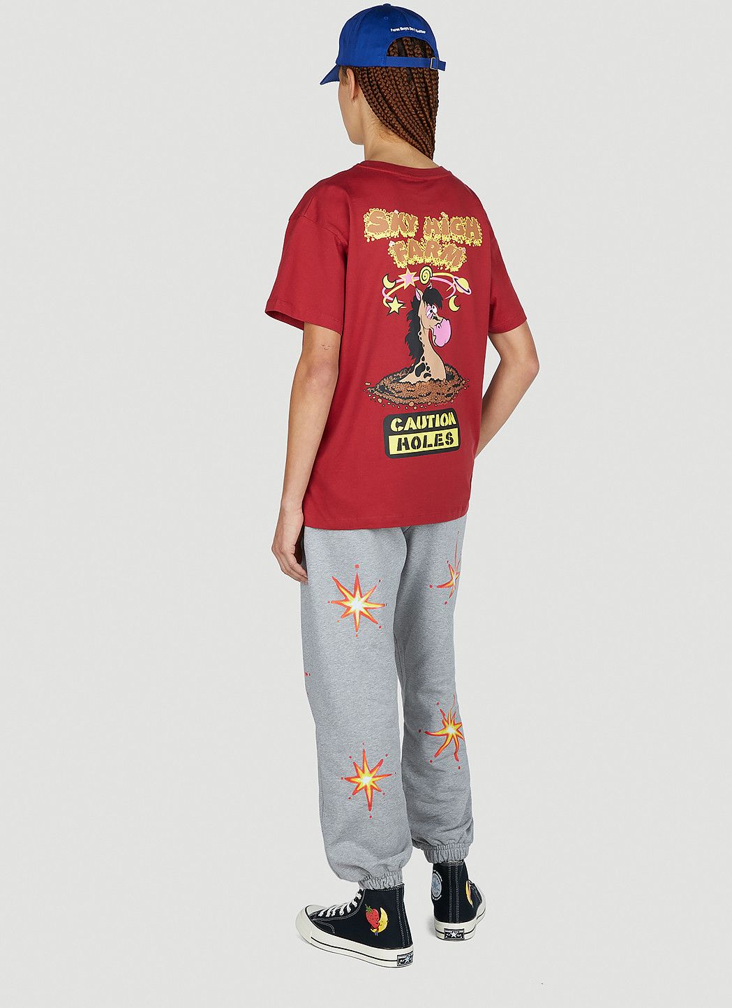 Sky High Farm Workwear Printed T-Shirt Size L / US 10 / IT 46 - 7 Thumbnail