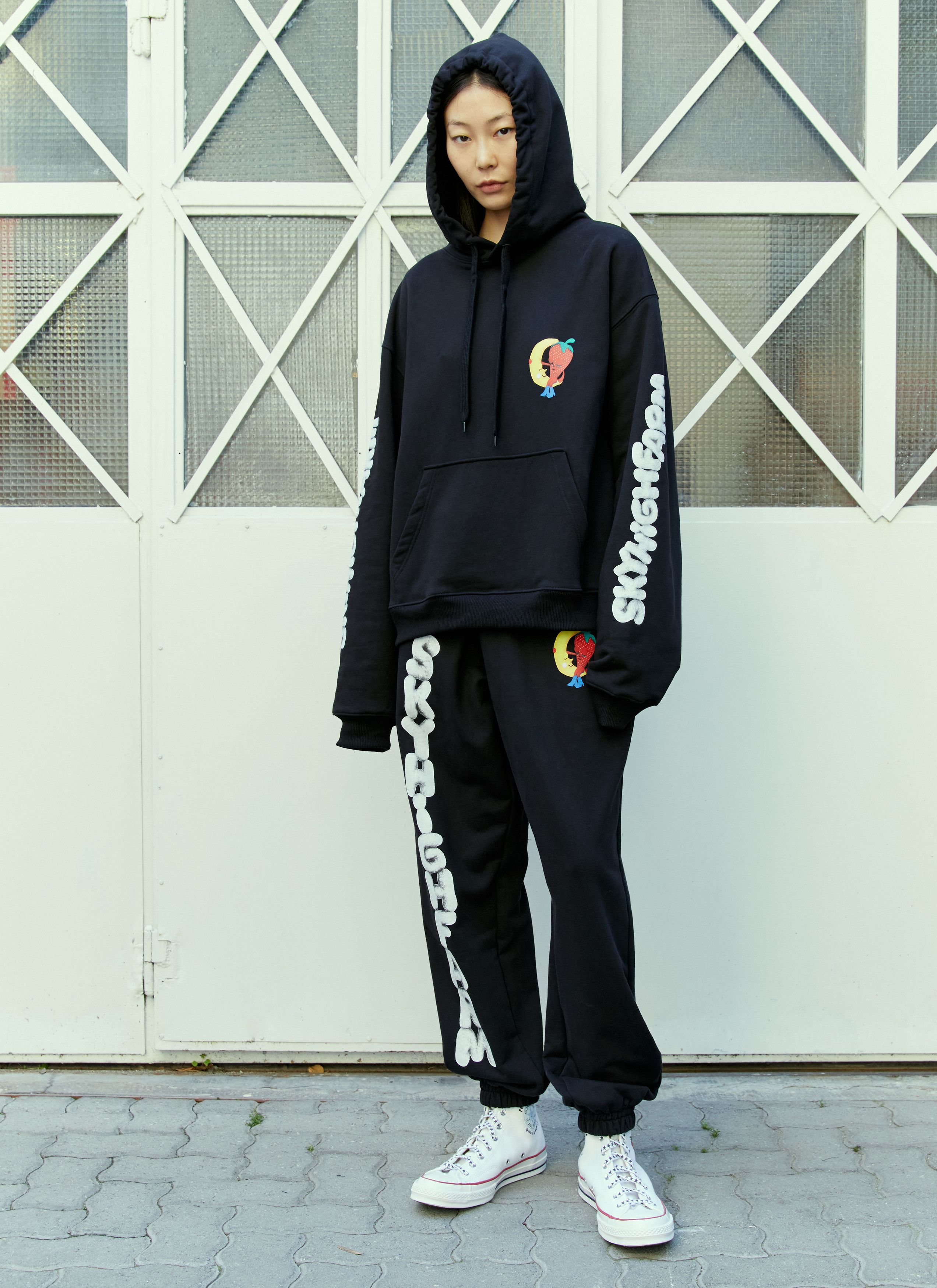 Sky High Farm Workwear Graphic Print Hooded Sweatshirt Size US L / EU 52-54 / 3 - 7 Thumbnail