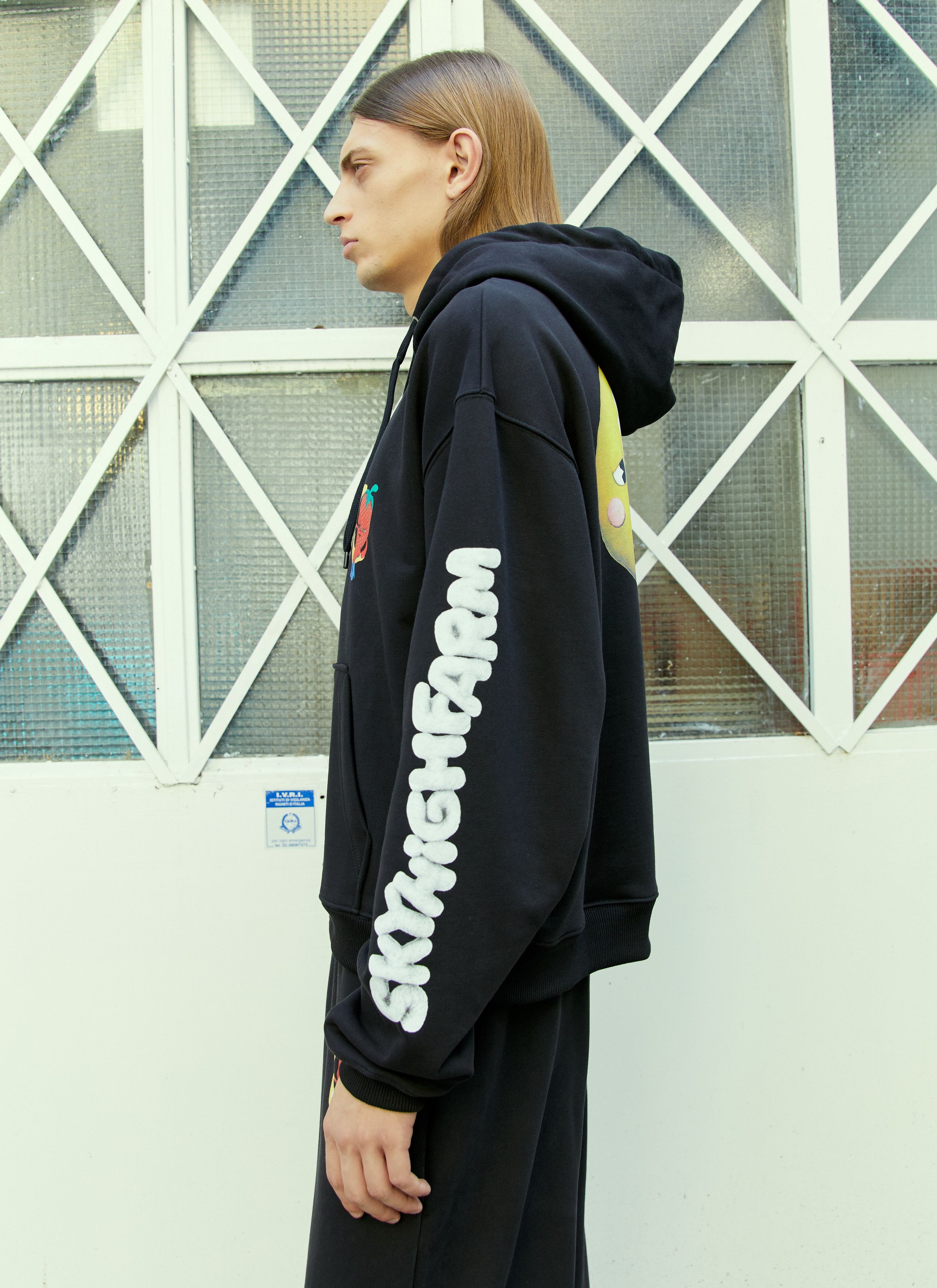 Sky High Farm Workwear Graphic Print Hooded Sweatshirt Size US S / EU 44-46 / 1 - 4 Thumbnail