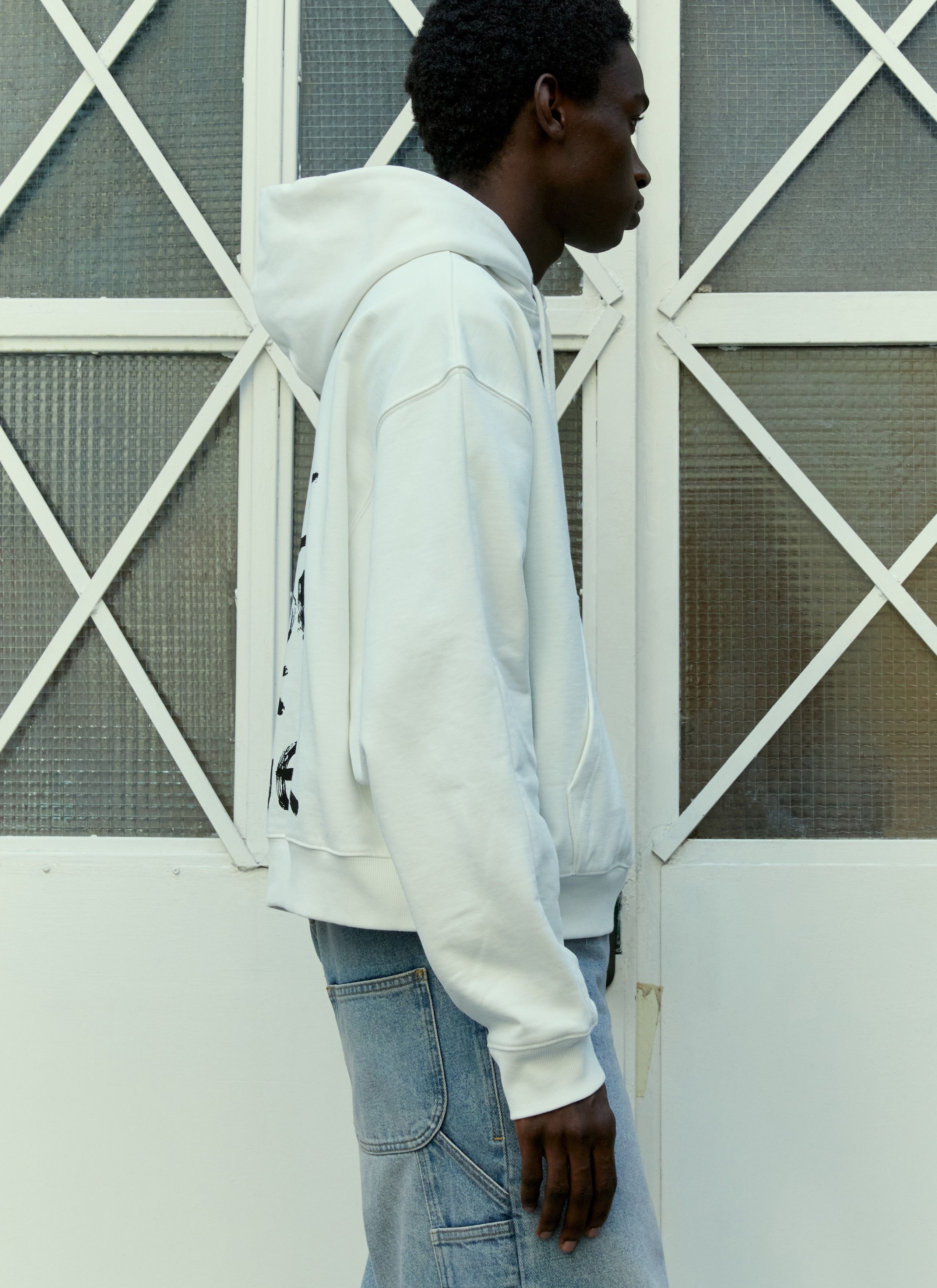 Sky High Farm Workwear Alastair Mckimm Workwear Hooded Sweatshirt Size M / US 6-8 / IT 42-44 - 4 Thumbnail