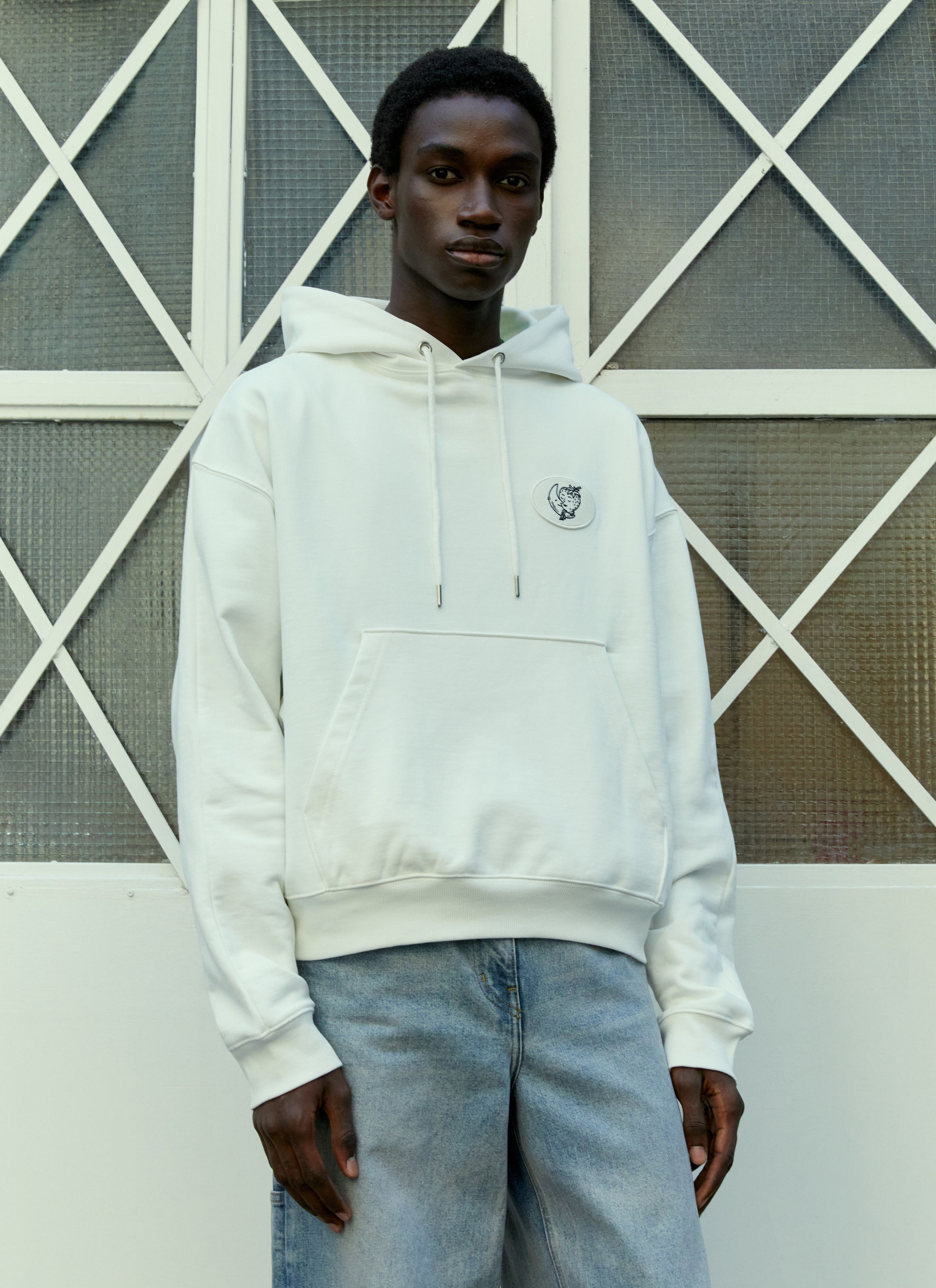 Sky High Farm Workwear Alastair Mckimm Workwear Hooded Sweatshirt Size M / US 6-8 / IT 42-44 - 3 Thumbnail