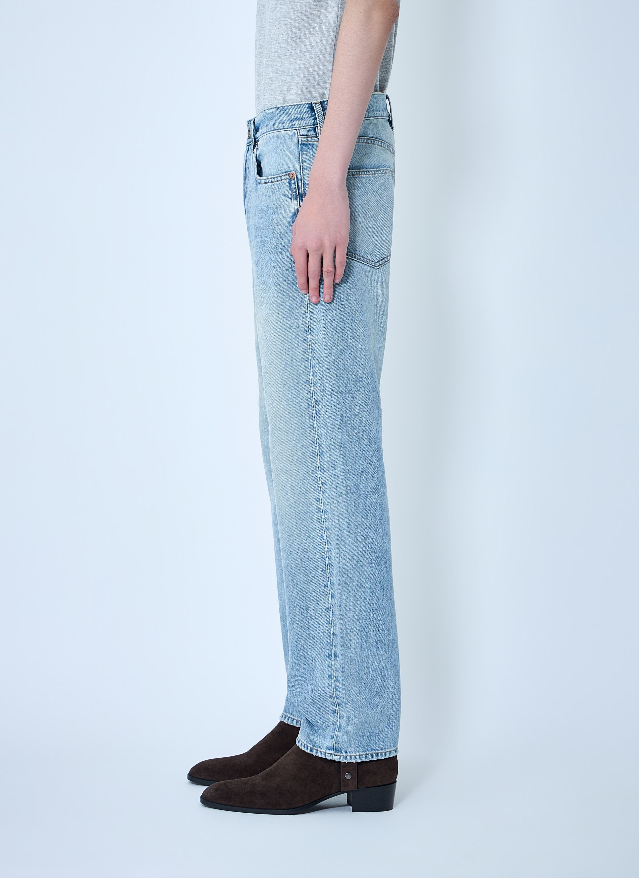 Saint Laurent Paris Loose Straight Mid-Rise Jeans Size US 32 / EU 48 - 3 Thumbnail