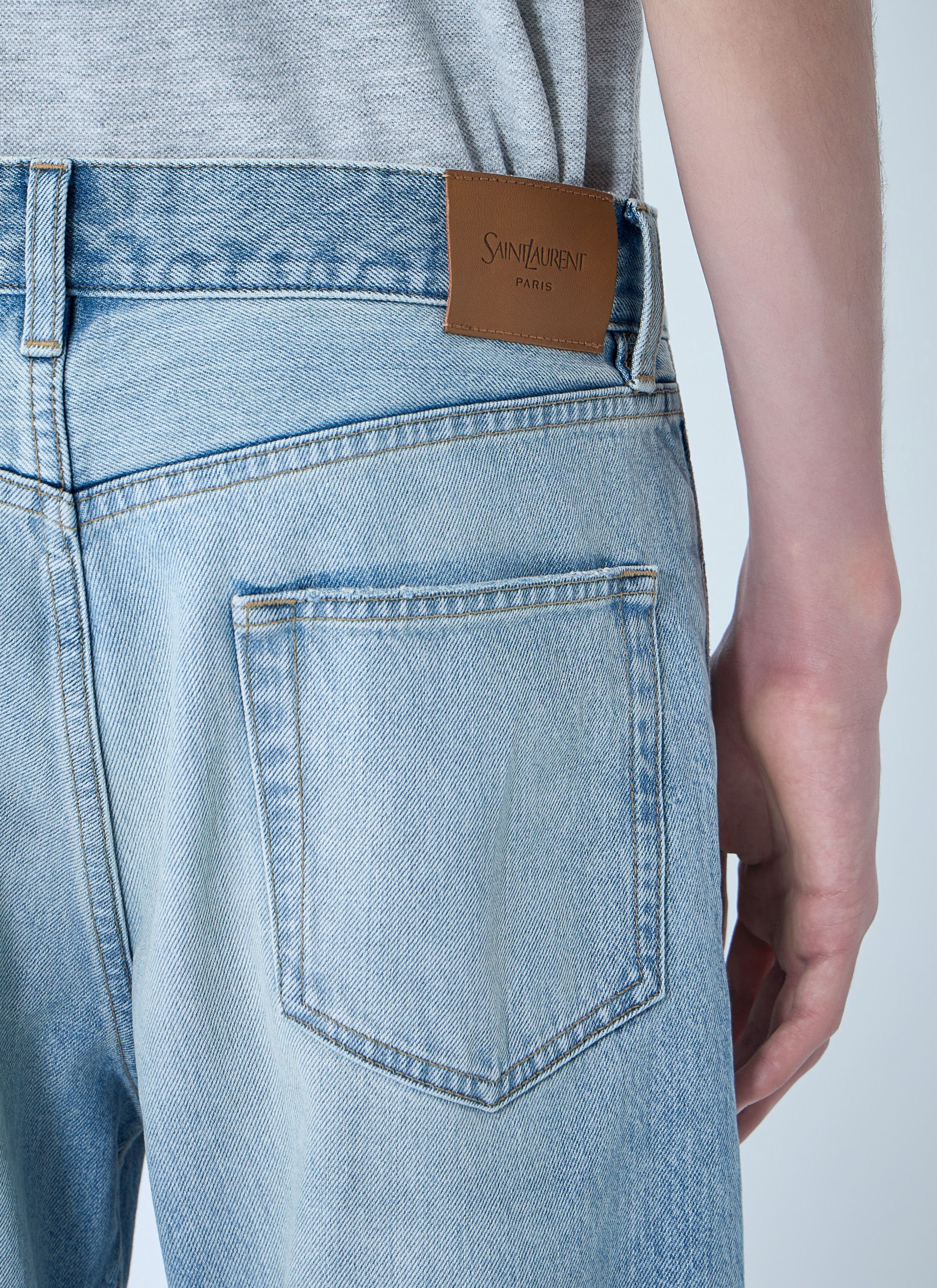 Saint Laurent Paris Loose Straight Mid-Rise Jeans Size US 34 / EU 50 - 6 Thumbnail