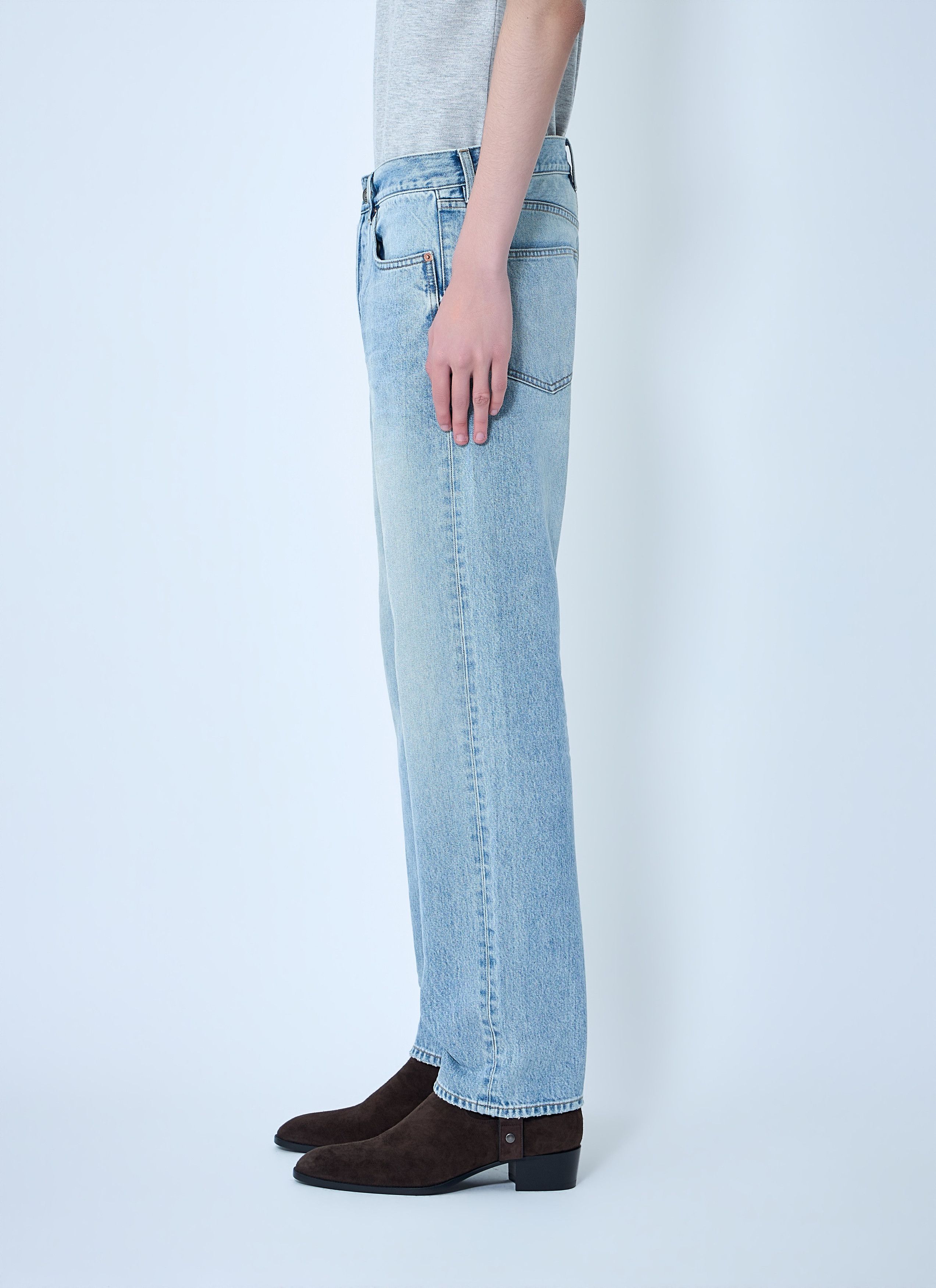 Saint Laurent Paris Loose Straight Mid-Rise Jeans Size US 36 / EU 52 - 3 Thumbnail