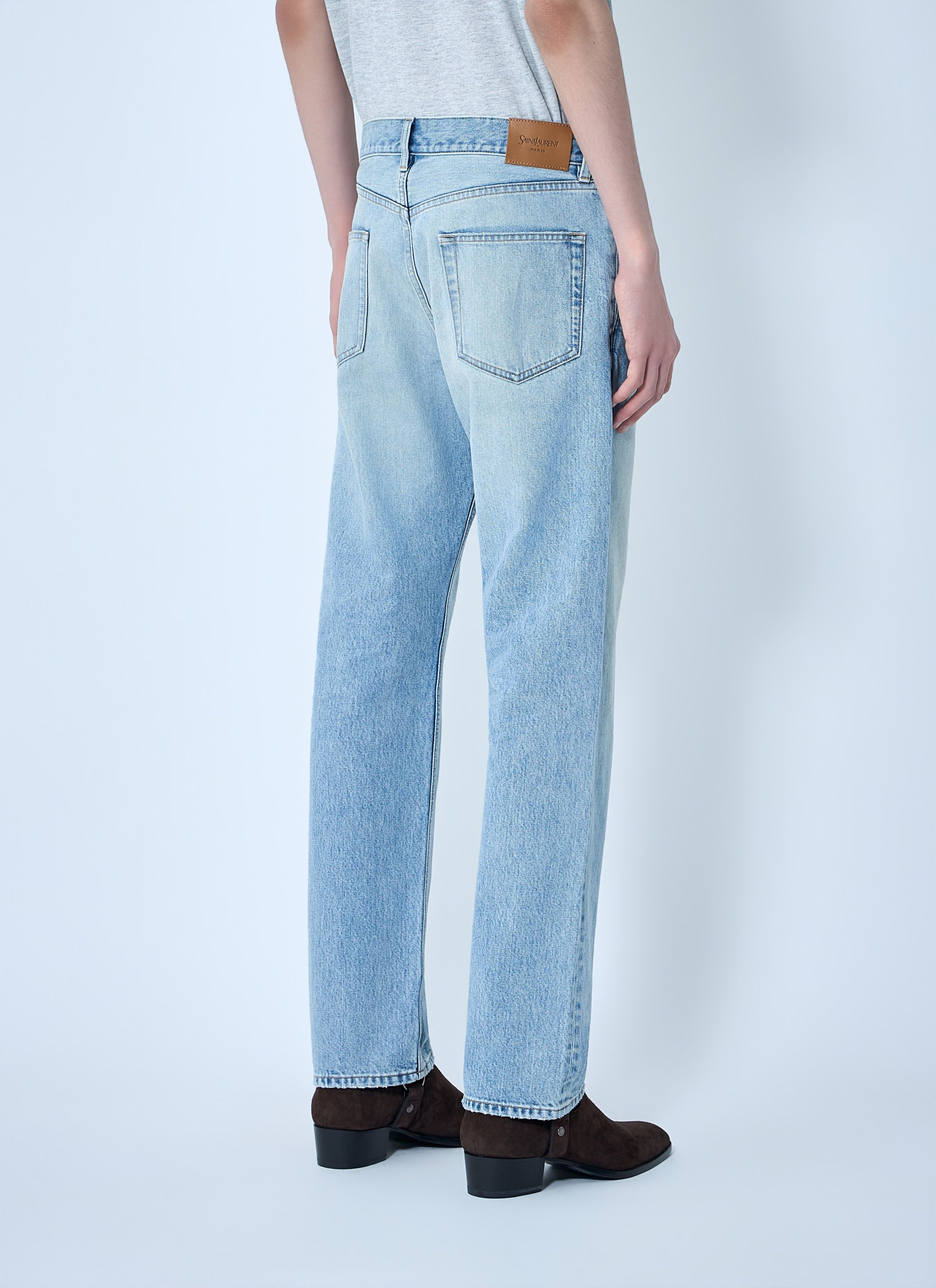 Saint Laurent Paris Loose Straight Mid-Rise Jeans Size US 36 / EU 52 - 4 Thumbnail