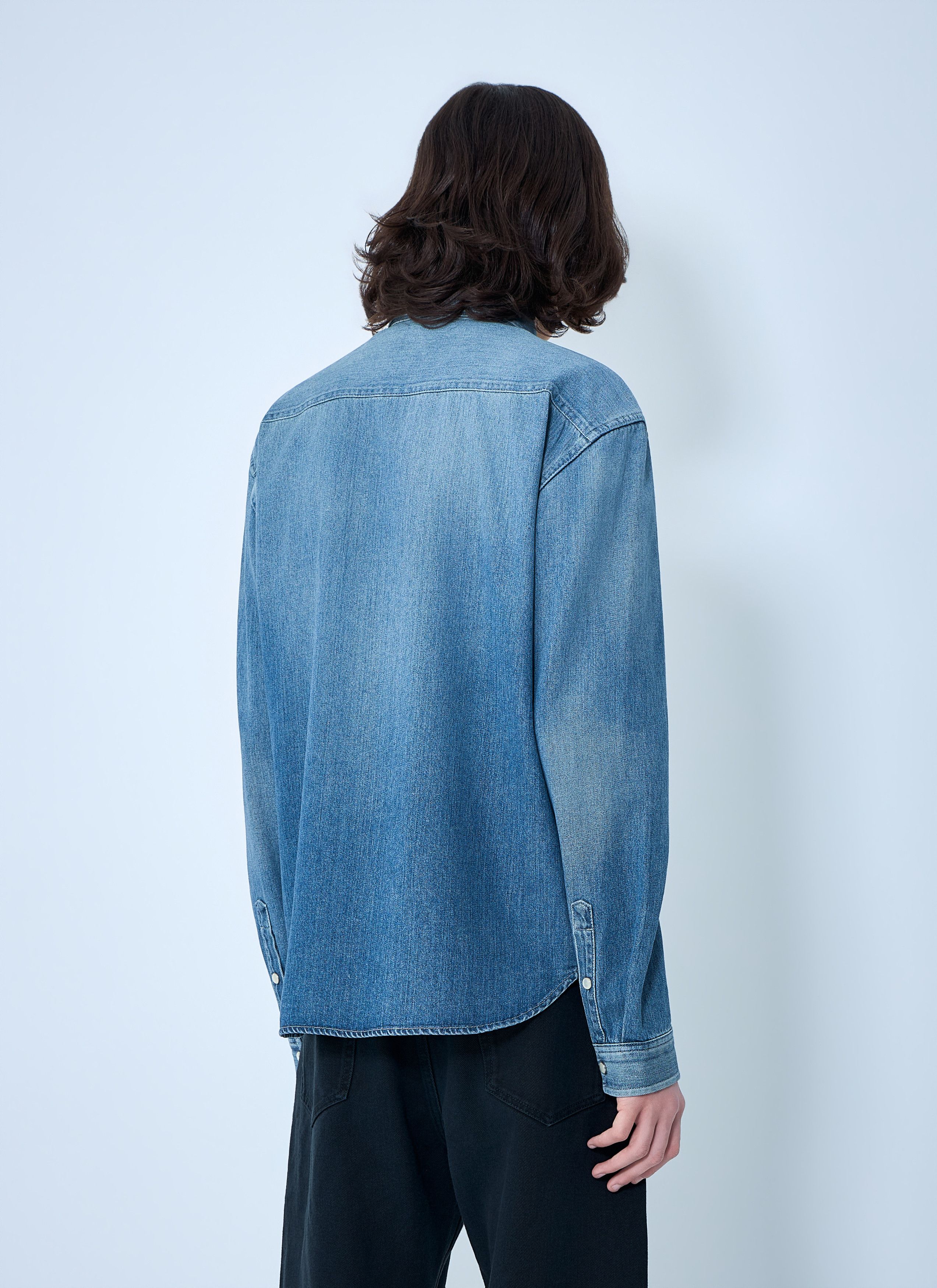 Saint Laurent Paris Cassandre Denim Shirt Size US M / EU 48-50 / 2 - 4 Thumbnail