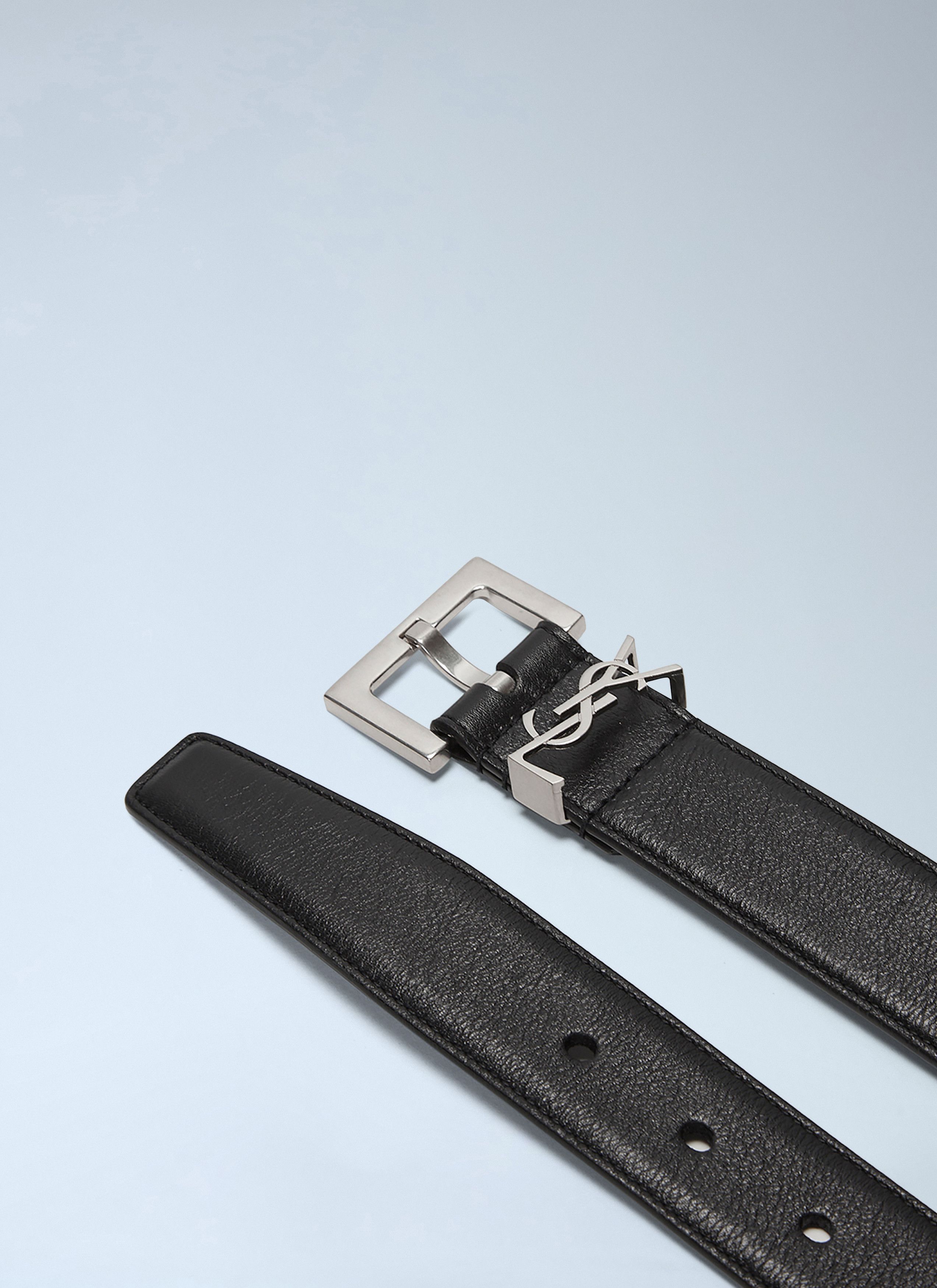 Saint Laurent Paris Leather Belt Size ONE SIZE - 2 Thumbnail