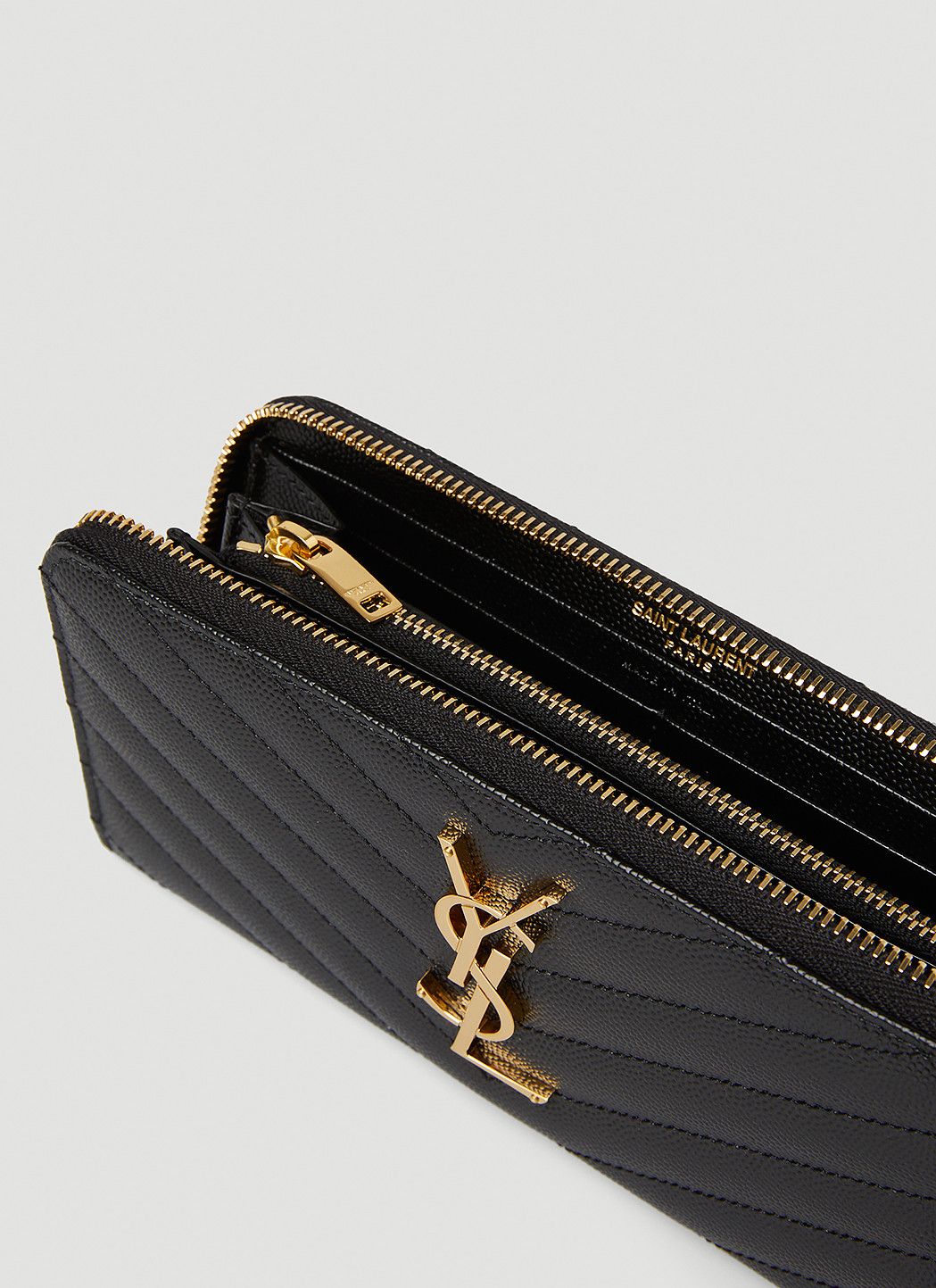 Saint Laurent Paris Cassandre Matelassé Wallet Size ONE SIZE - 5 Thumbnail