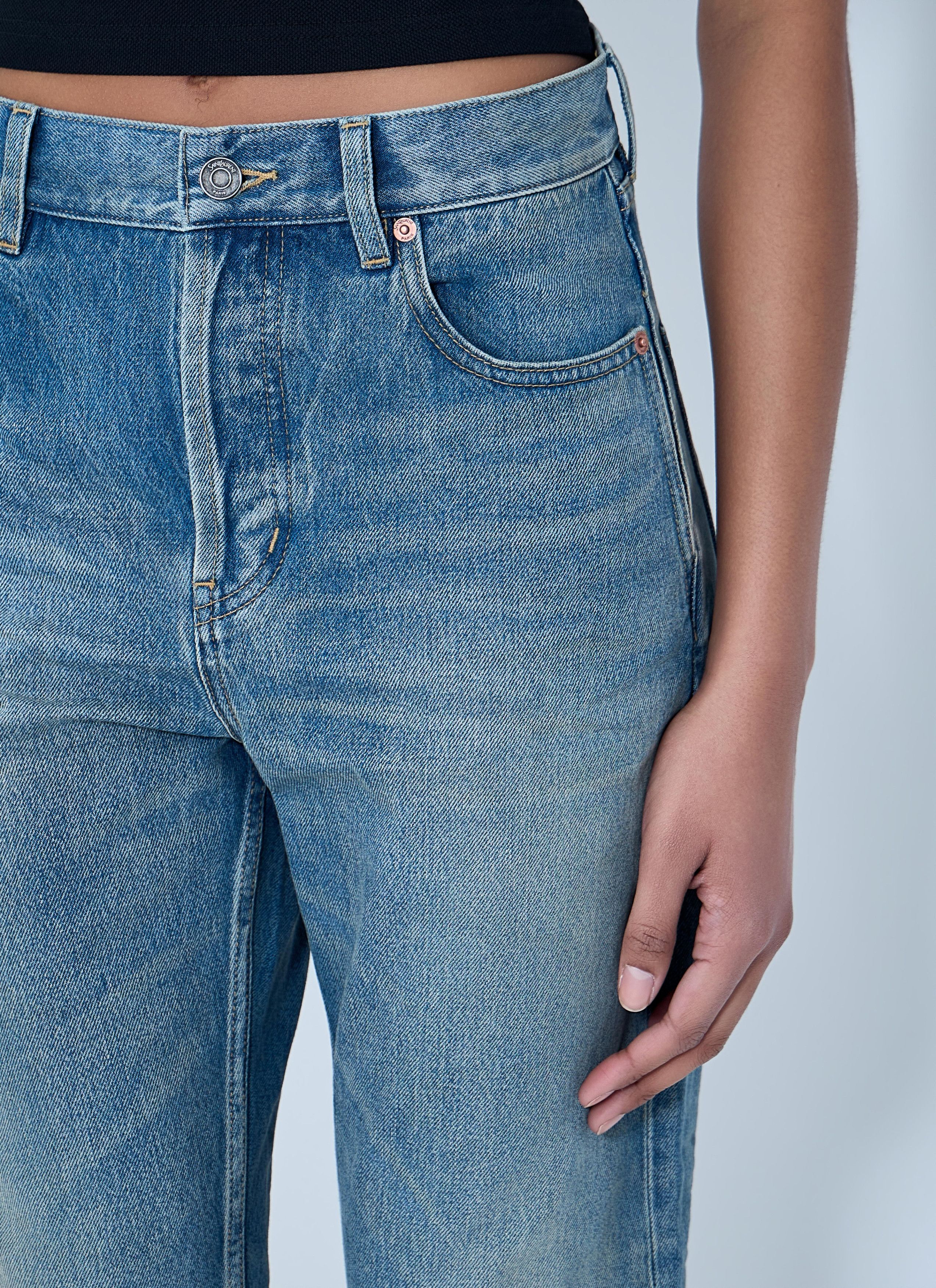 Saint Laurent Paris 90s High-Rise Cropped Slim Jeans Size 28" / US 6 / IT 42 - 5 Thumbnail