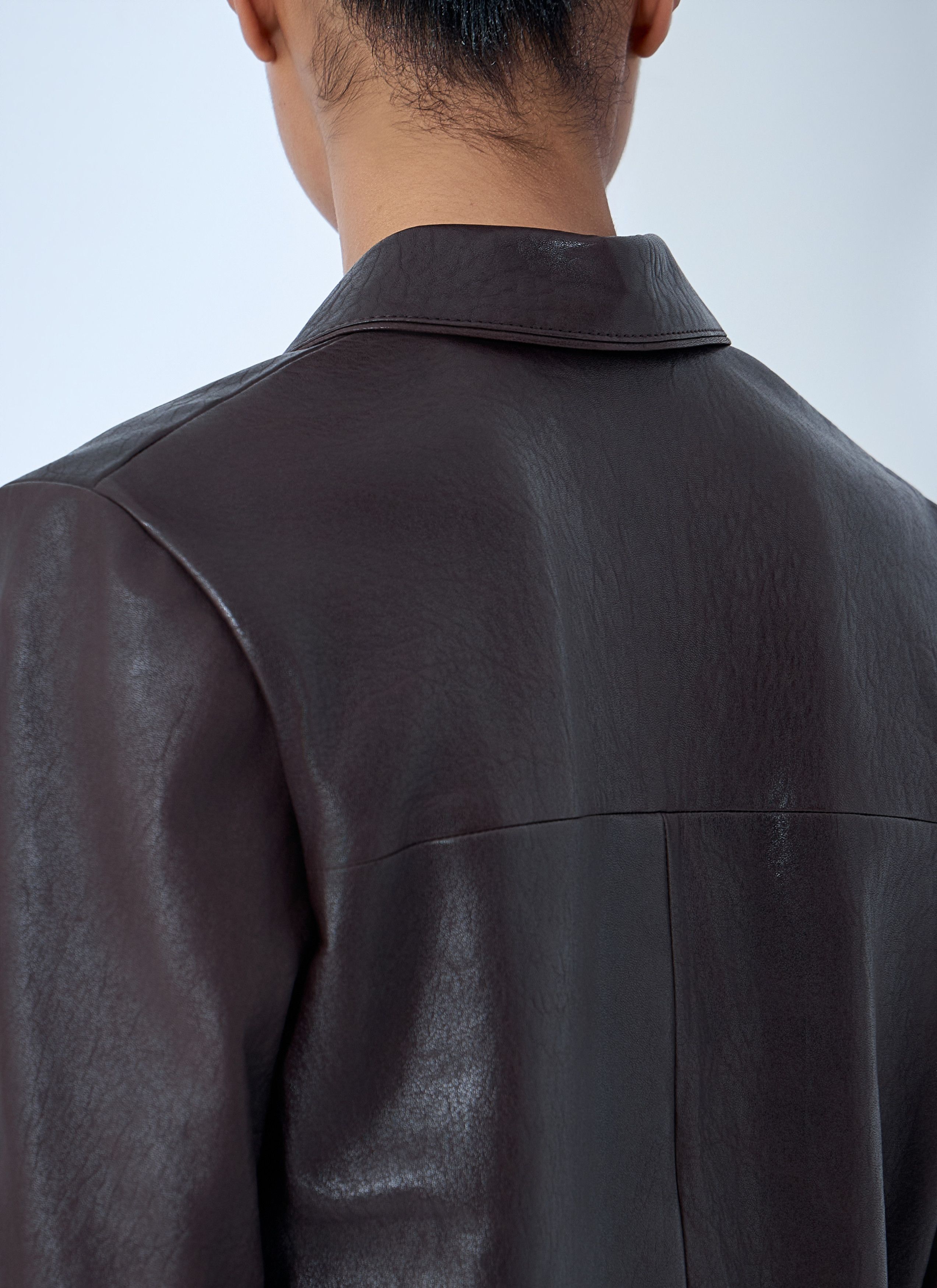 Saint Laurent Paris Leather Jacket Size S / US 4 / IT 40 - 6 Thumbnail