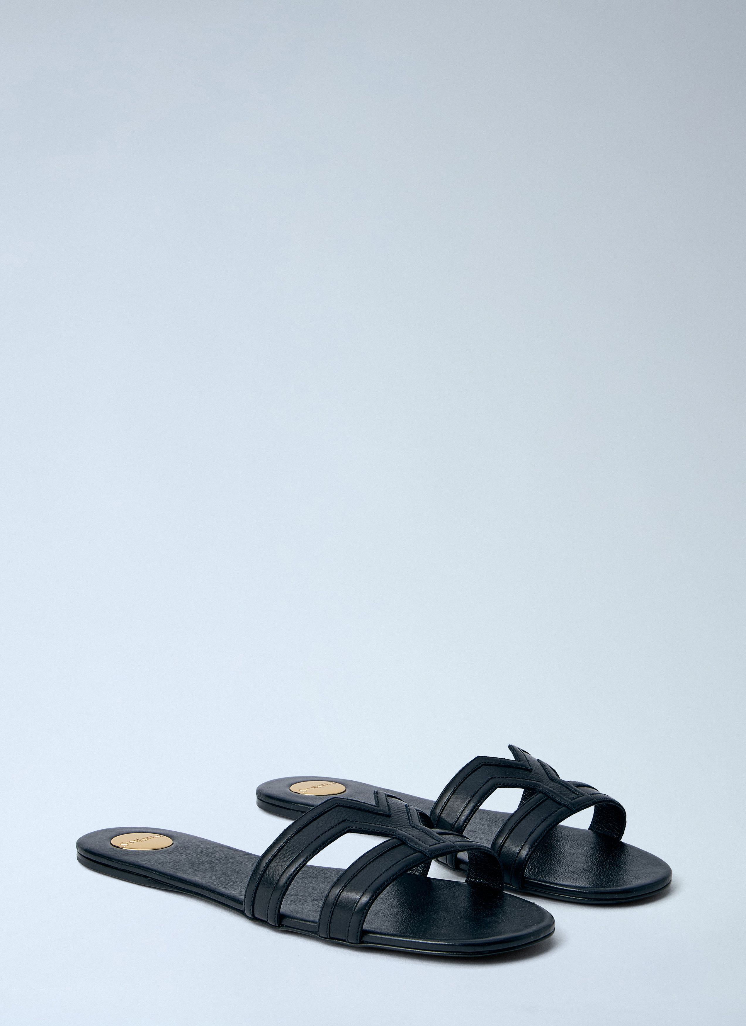 Saint Laurent Paris Mabrouka Leather Sandals Size US 11 / IT 41 - 2 Thumbnail
