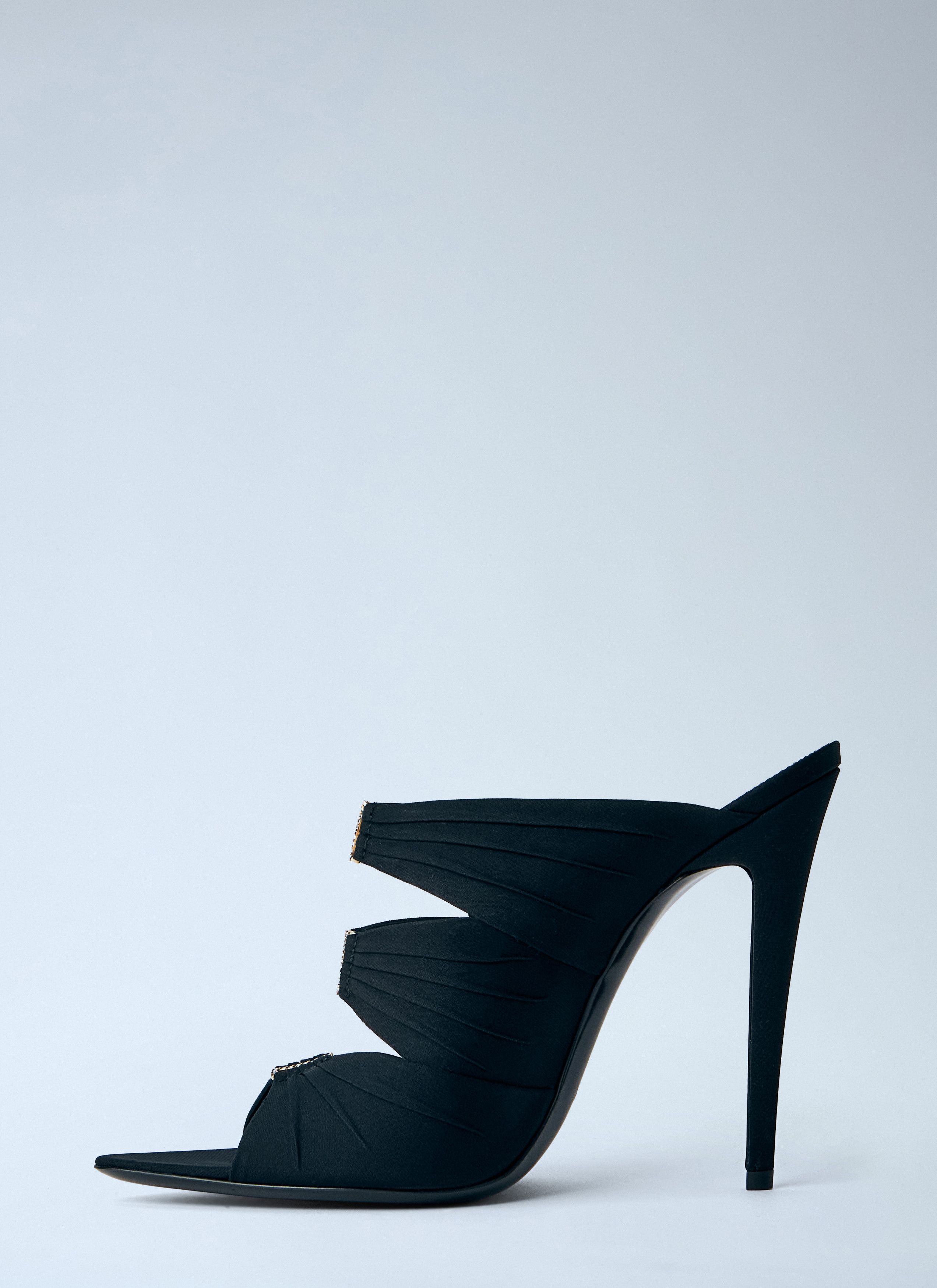Saint Laurent Paris Emilie Mules Sandals Size US 11 / IT 41 - 4 Thumbnail