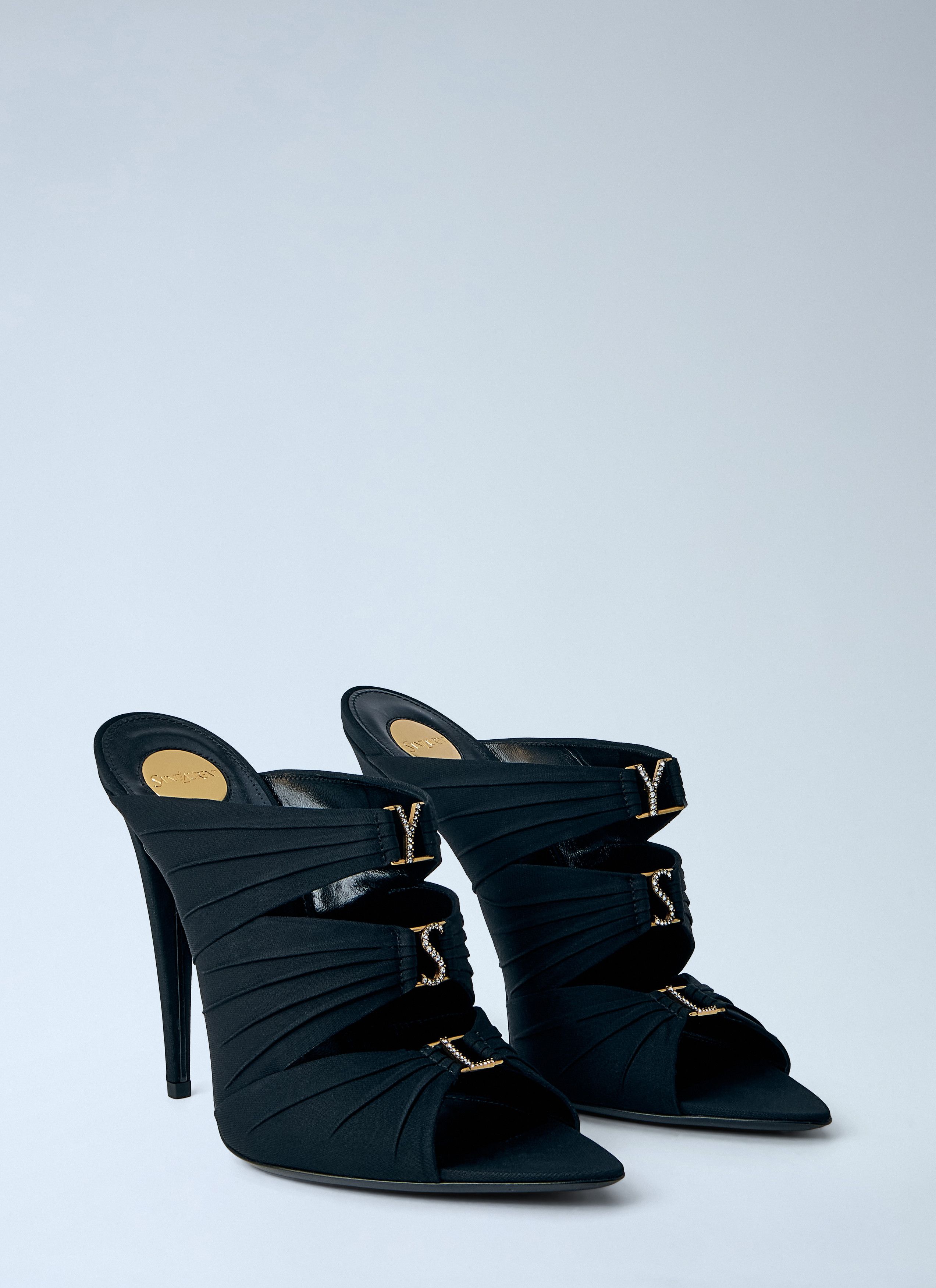 Saint Laurent Paris Emilie Mules Sandals Size US 11 / IT 41 - 2 Thumbnail