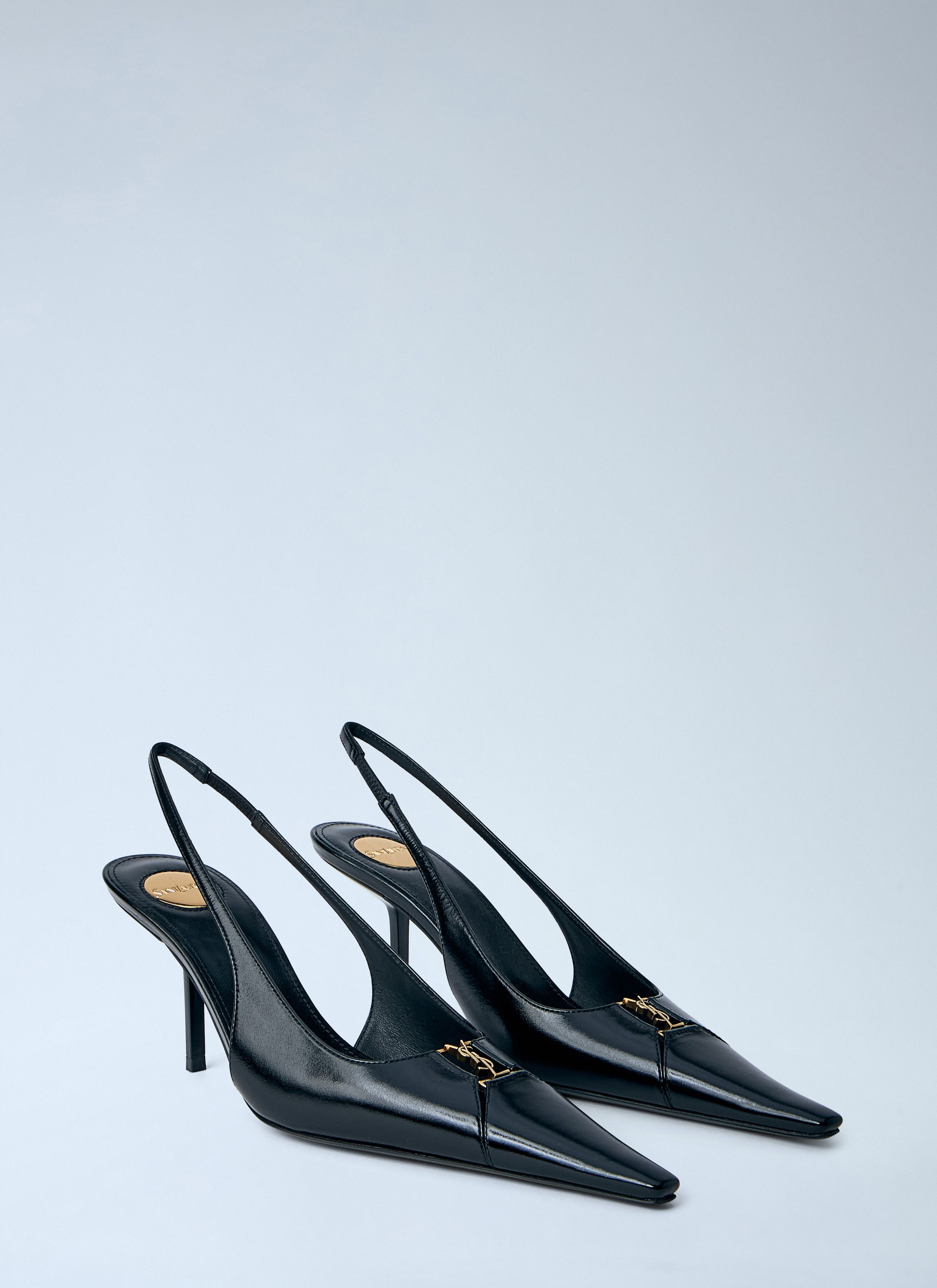 Saint Laurent Paris Babylone Breteuil Slingback Pumps Size US 6 / IT 36 - 2 Thumbnail
