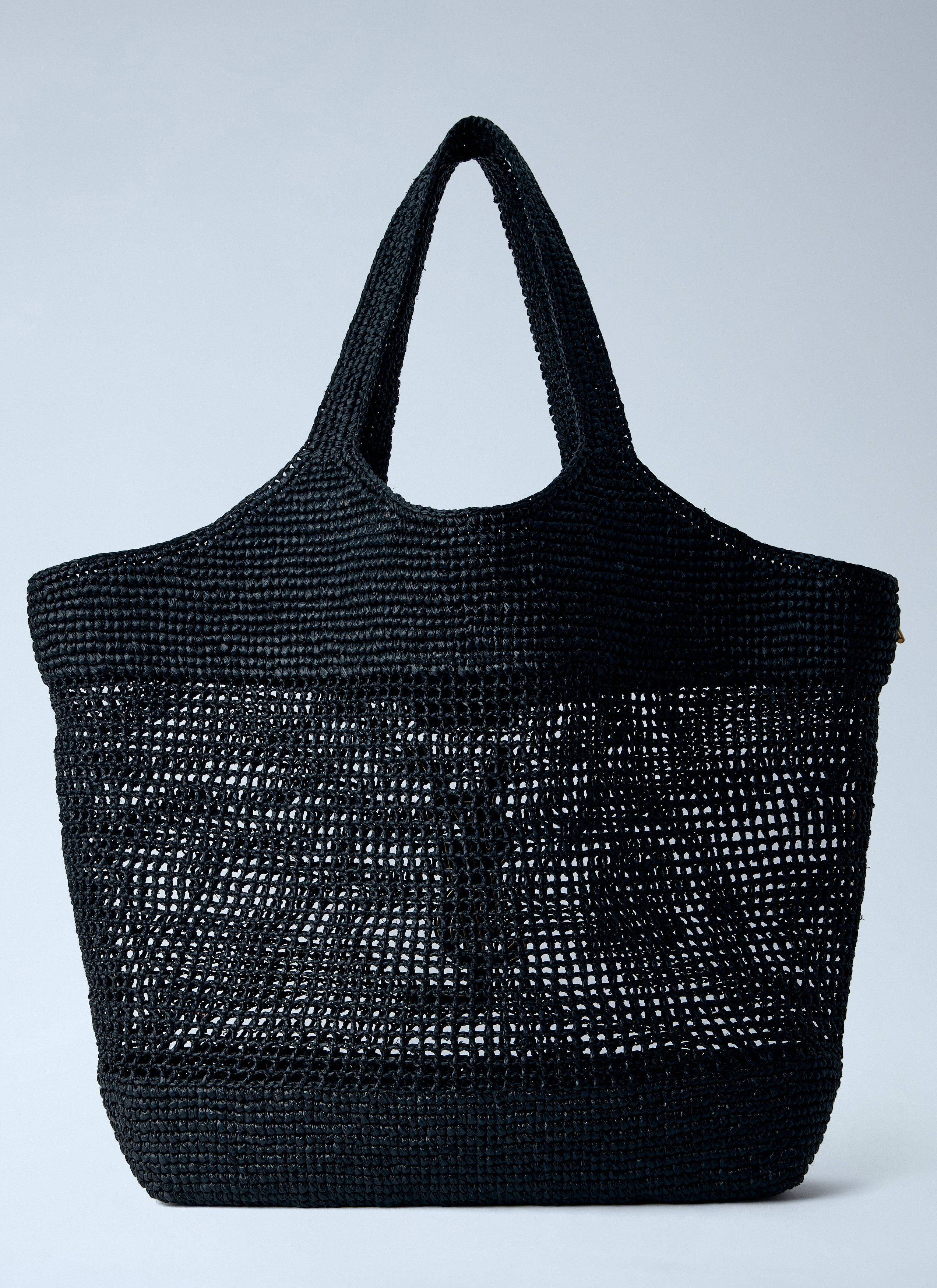 Saint Laurent Paris Rafia Icare Tote Bag Size ONE SIZE - 3 Thumbnail