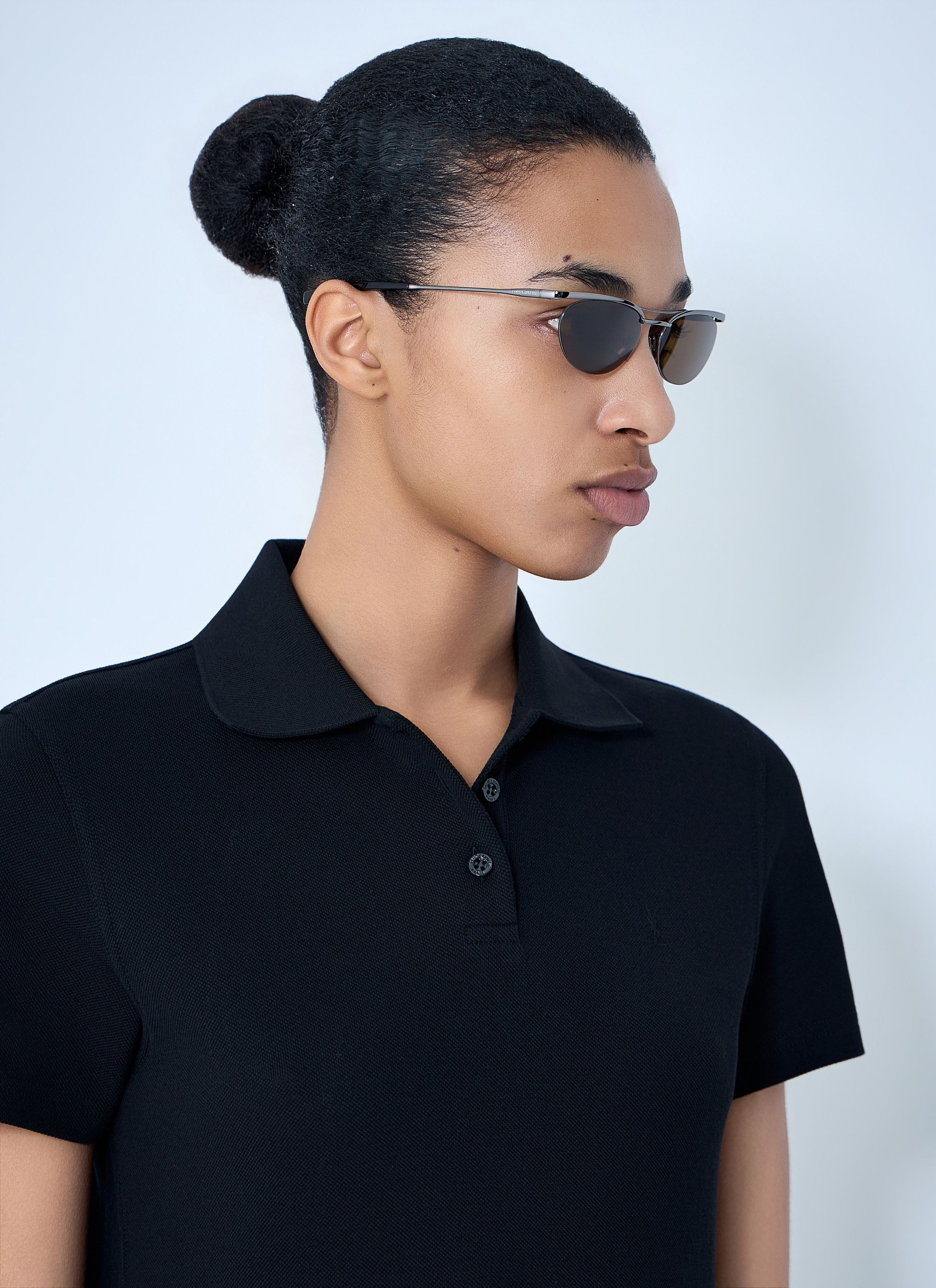 Saint Laurent Paris SL 862 Oval Frame Sunglasses Size ONE SIZE - 2 Thumbnail