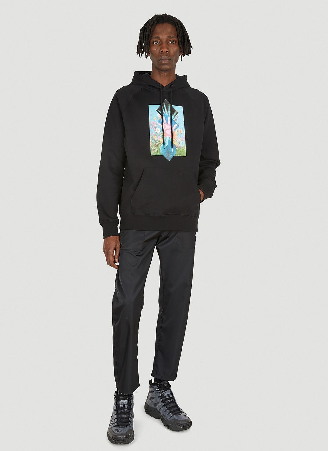 Soulland Poetic Hooded Sweatshirt Size US M / EU 48-50 / 2 - 2 Thumbnail