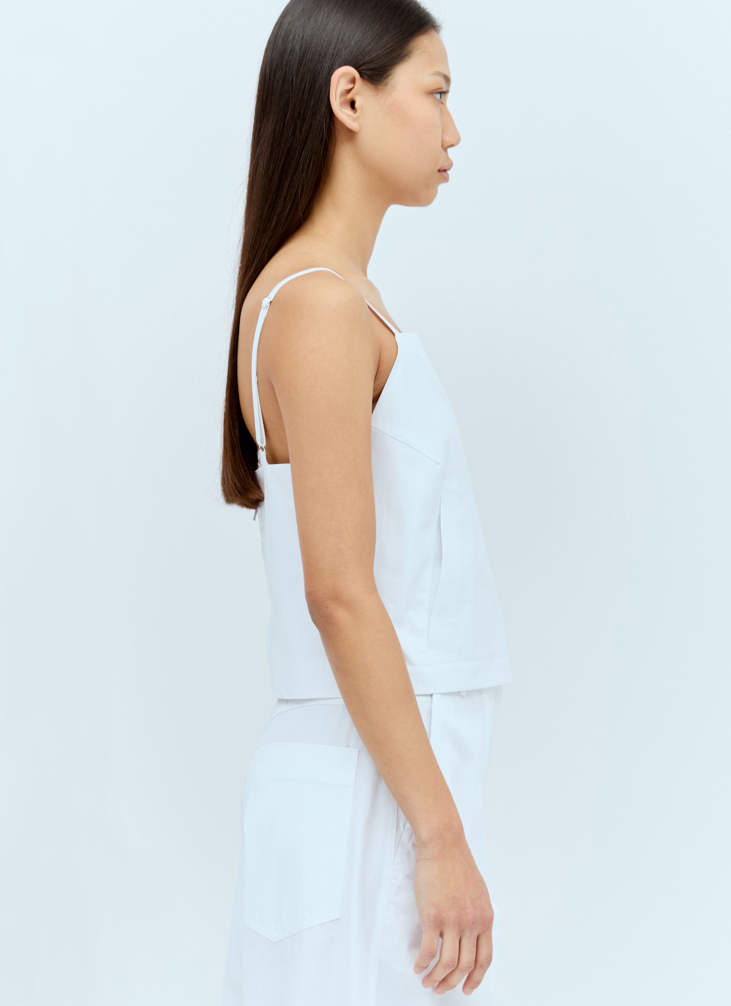 Sportmax Cropped Poplin Top Size M / US 6-8 / IT 42-44 - 2 Thumbnail