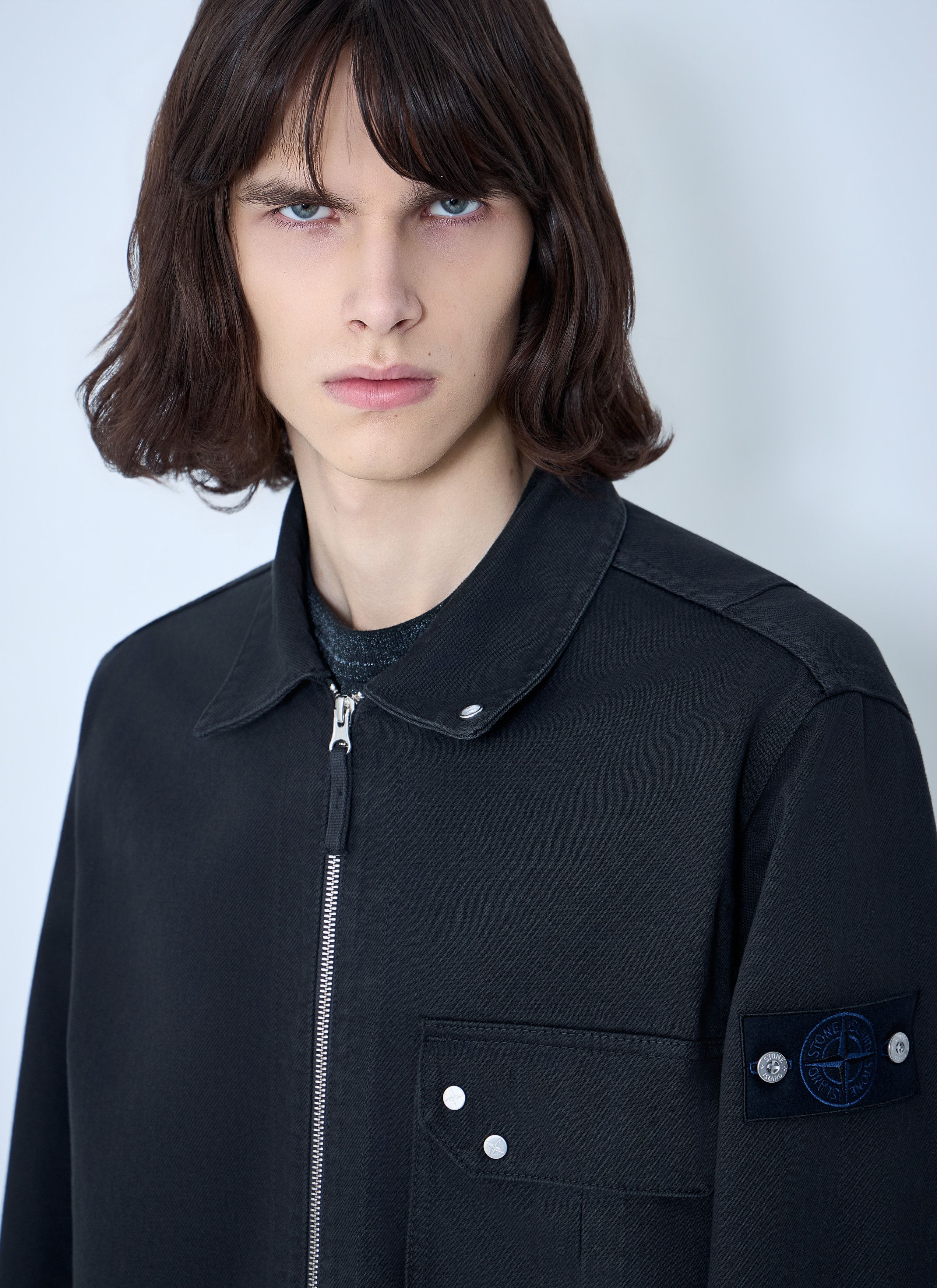 Stone Island Zip-Front Overshirt Size US M / EU 48-50 / 2 - 5 Thumbnail