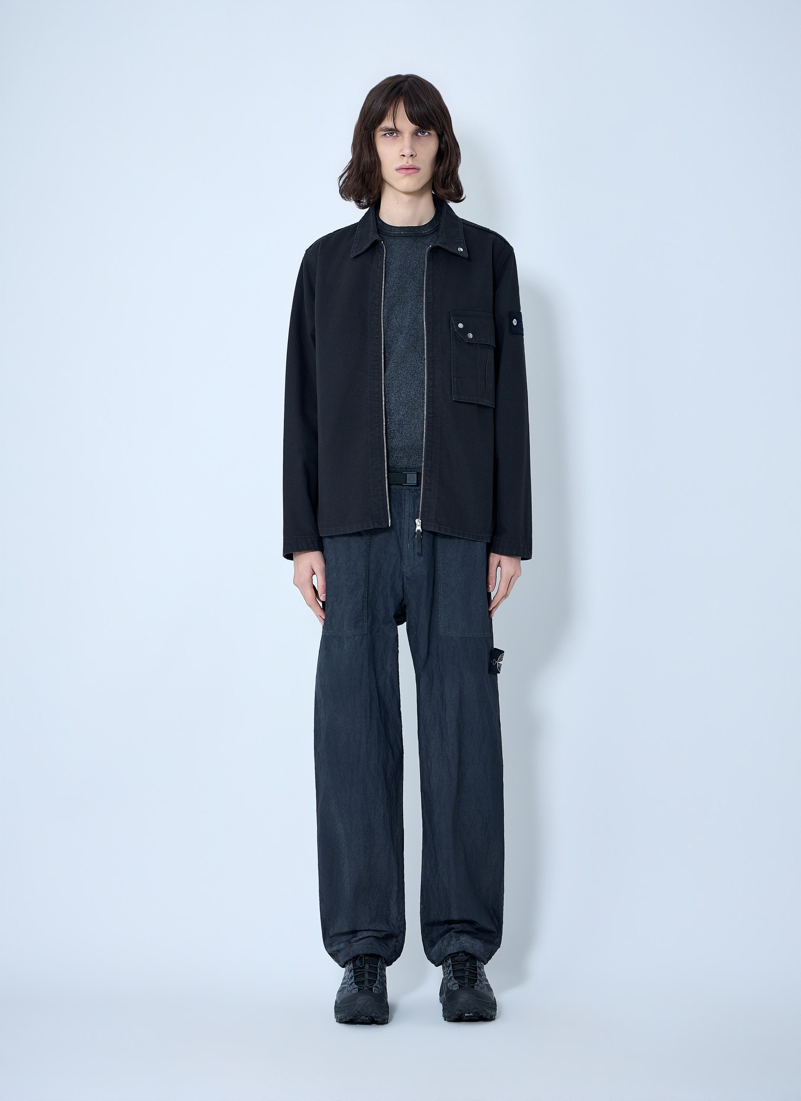 Stone Island Zip-Front Overshirt Size US S / EU 44-46 / 1 - 2 Thumbnail