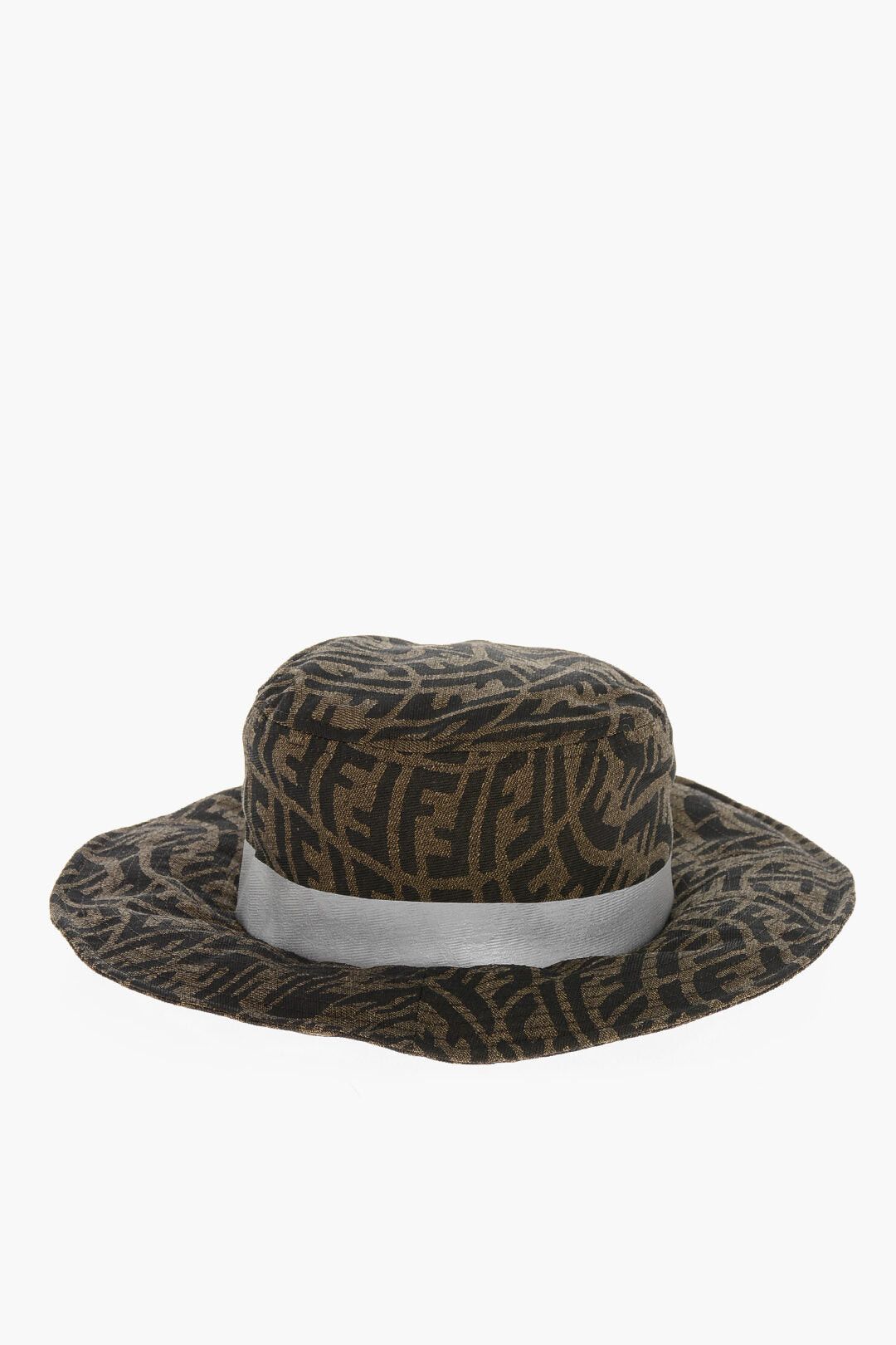Fendi Sahara Bucket Hat with Monogram Pattern and Removable Fly Screen Size ONE SIZE - 2 Thumbnail
