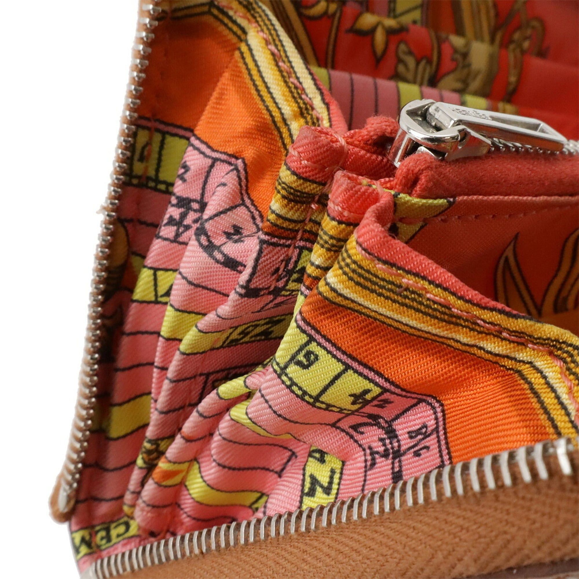Hermes HERMES Azap Silk In Compact Wallet/Coin Purse, Round, Veau Epsom Leather, Cognac, □R Stamp Size ONE SIZE - 8 Thumbnail