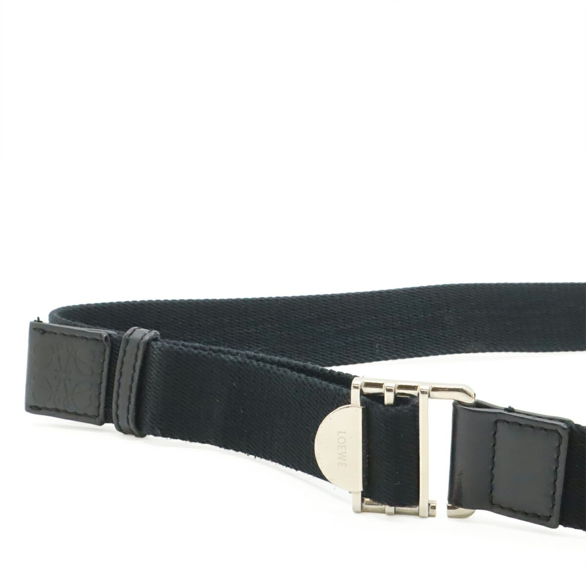 Loewe LOEWE Anagram Military Bum Bag Body Shoulder Leather Black 317.12AB234 Size ONE SIZE - 6 Thumbnail
